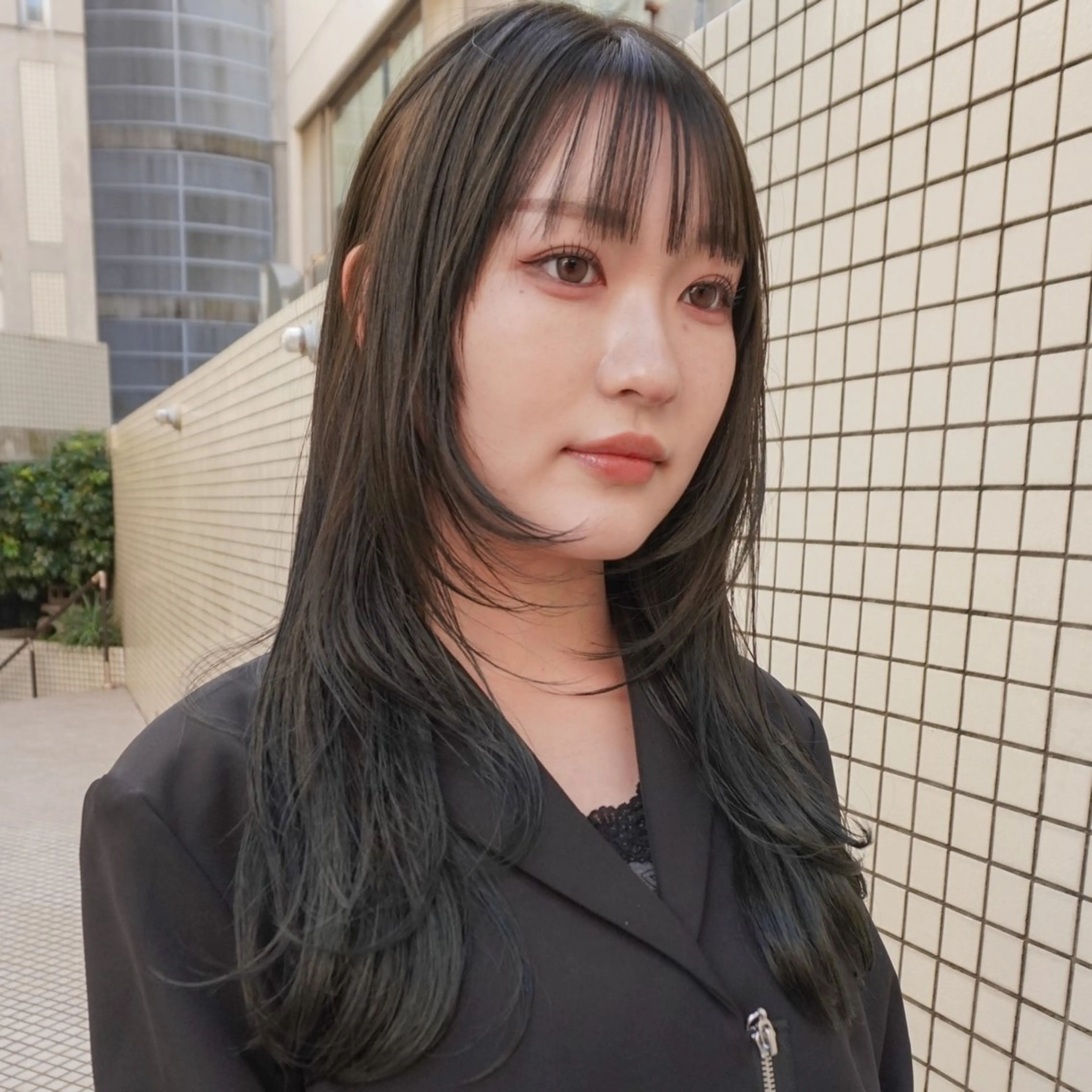 【初回】酸性ストレート＋カット＋内部補修トリートメント‪の写真