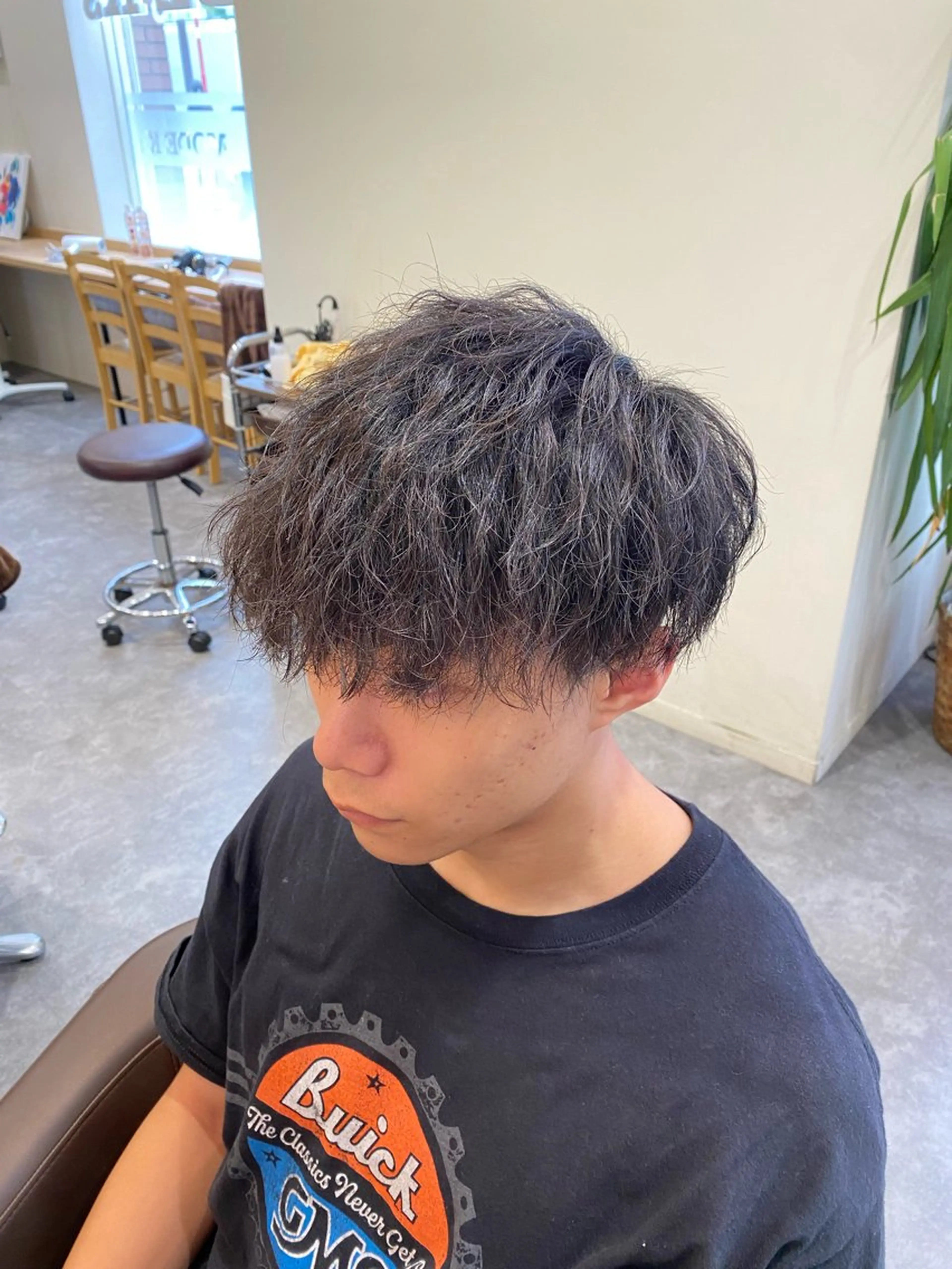 パーマ メンズ メンズ特化LIBER 石川玲央のヘアスタイル