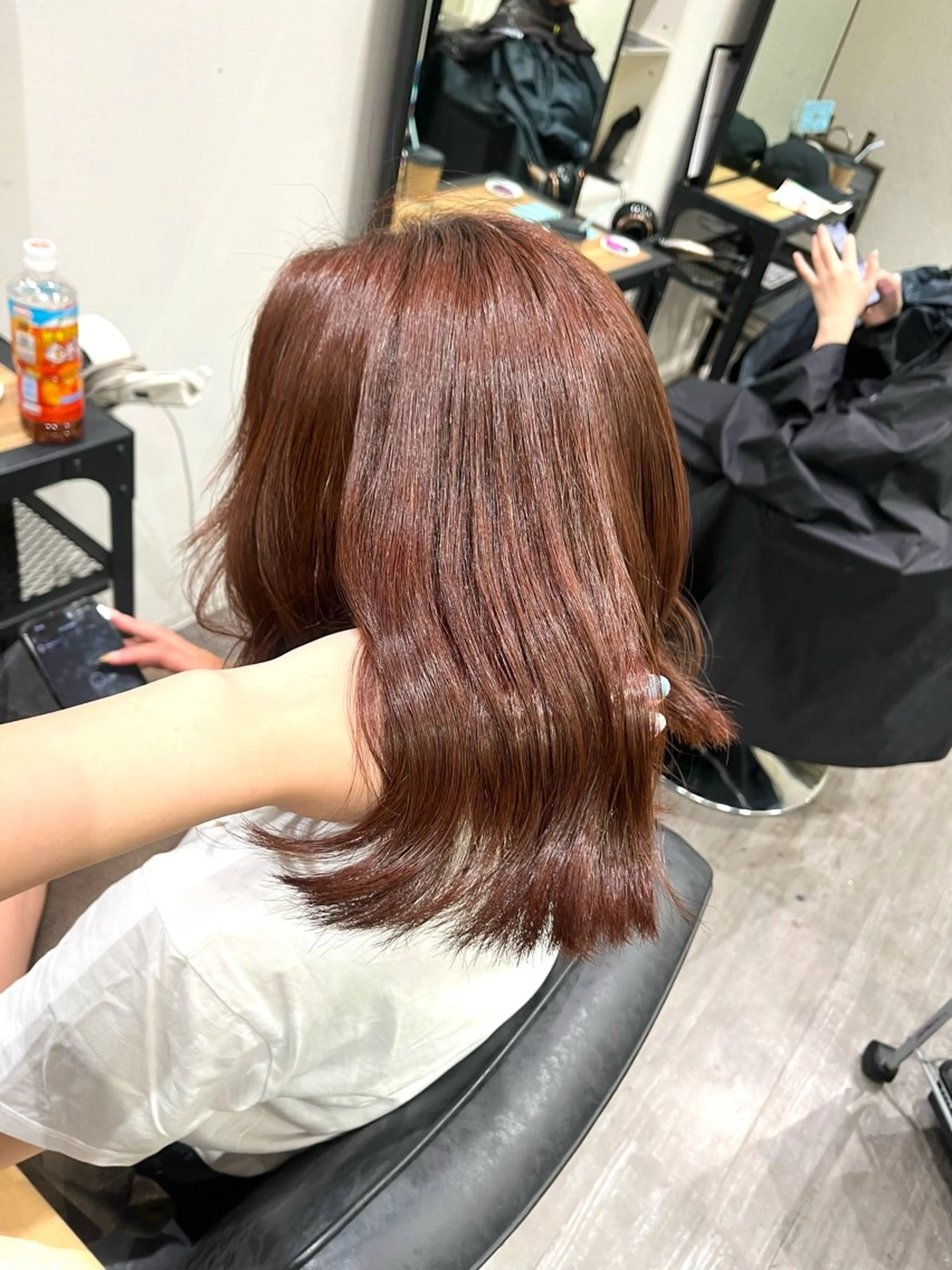 ミディアム オレンジブラウン cocotte🫧 絹村 琴美のヘアスタイル