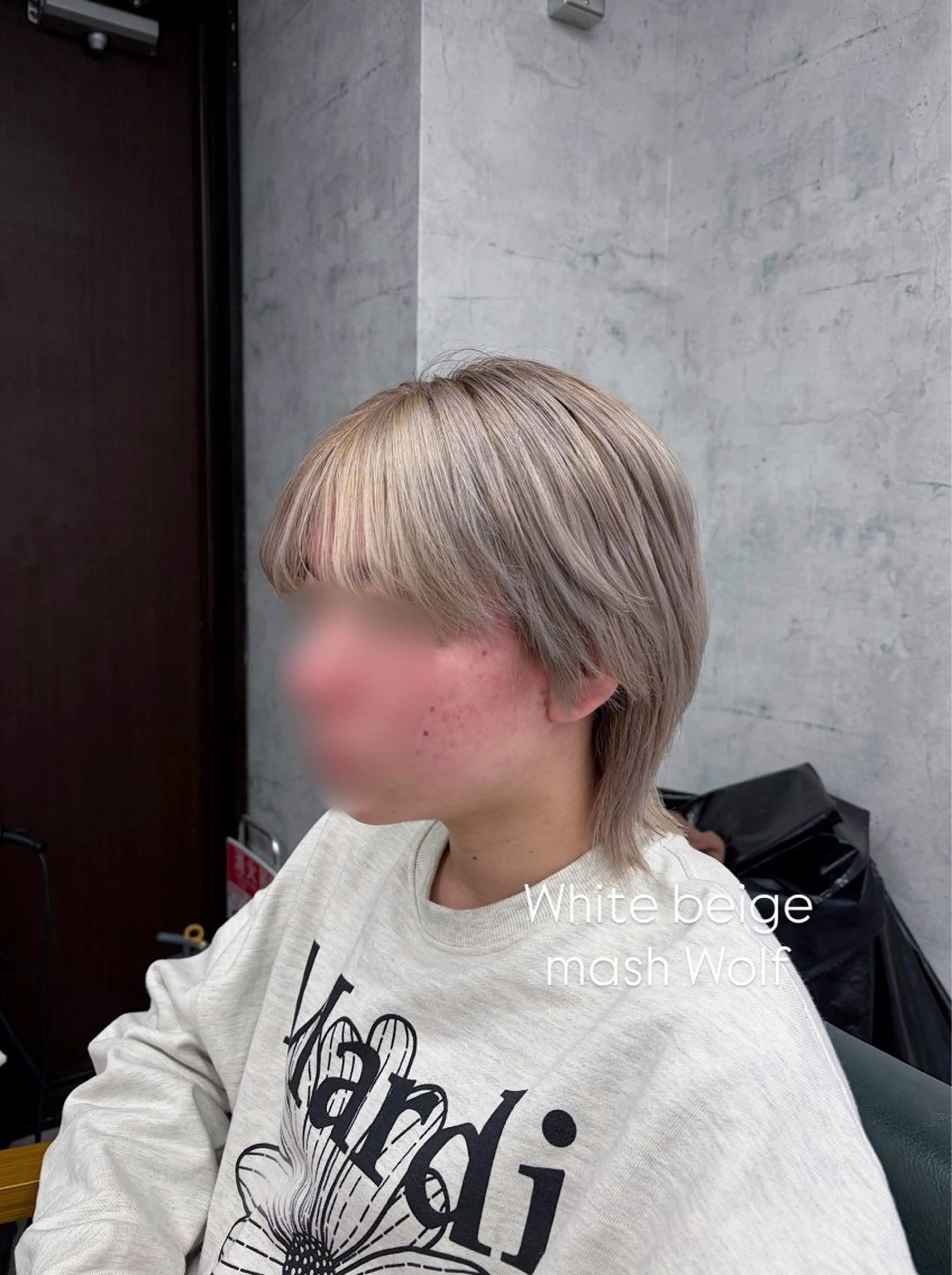 カラー メンズ カット ヘアカラー limitみづき🌙 ブリーチカラーのヘアスタイル