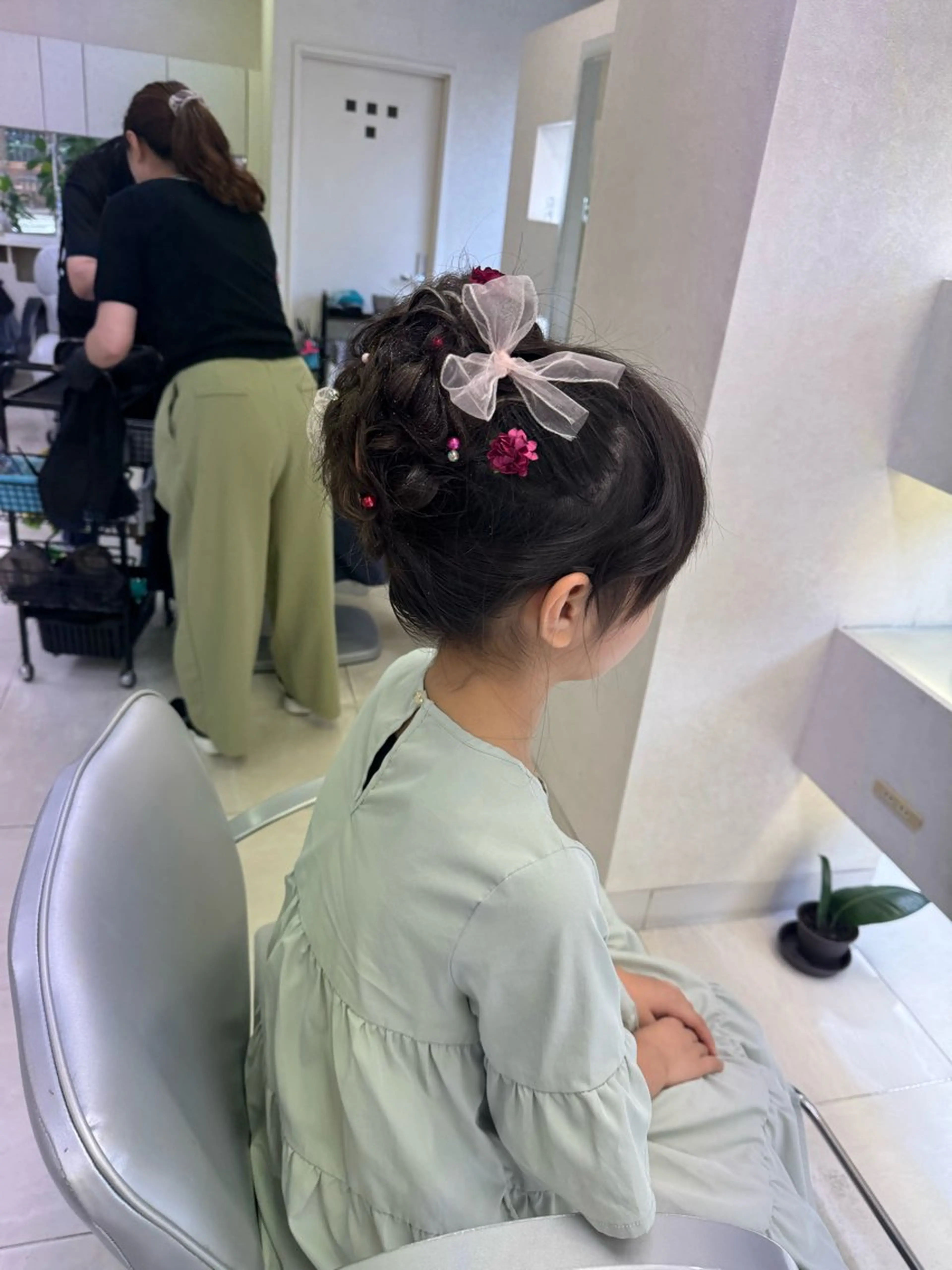 キッズ タカハシ リナのヘアスタイル