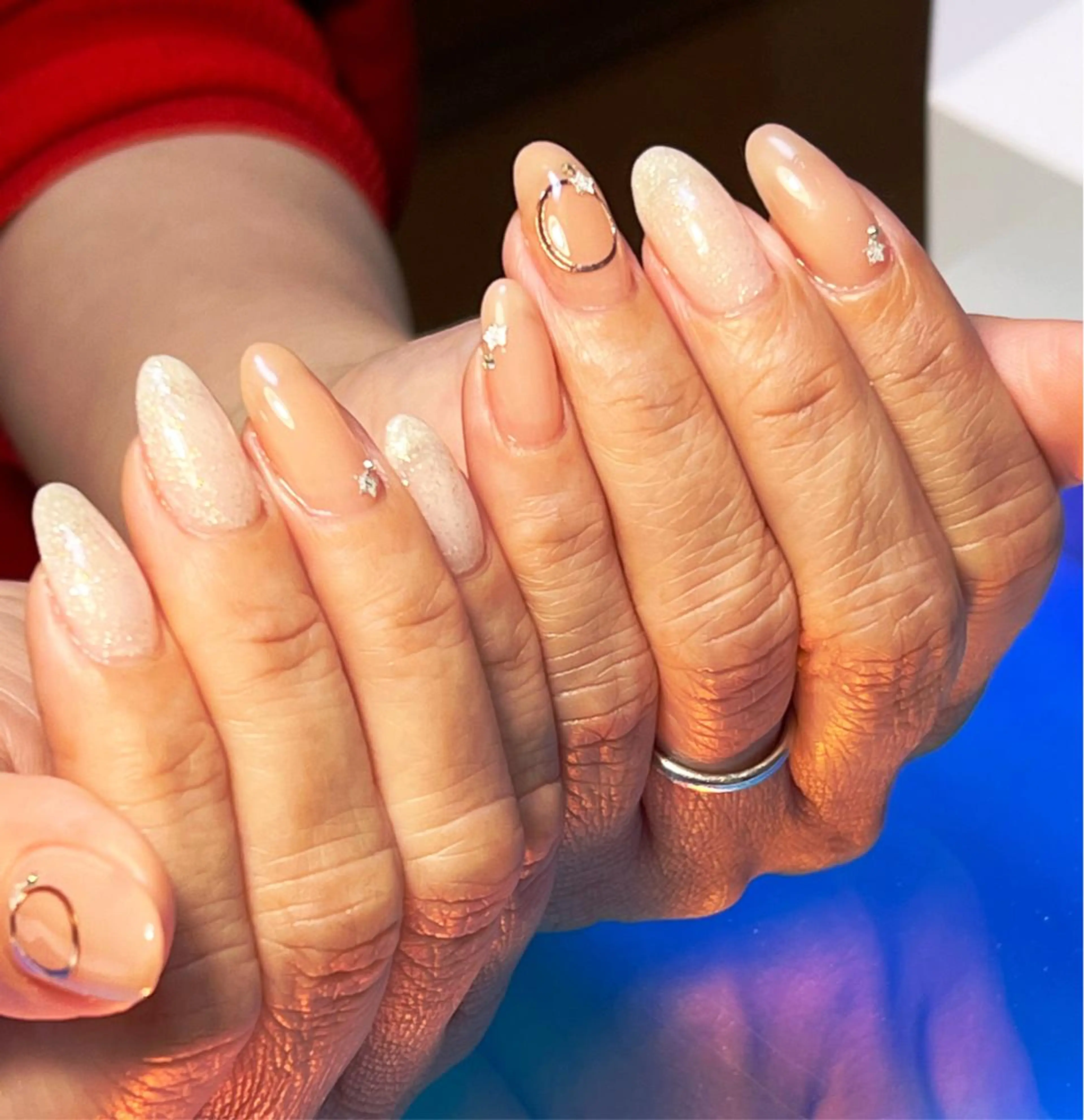 ネイル オフィスネイル シンプルネイル Crea la Luce宗像店所属・武藤 茉紀のネイルデザイン