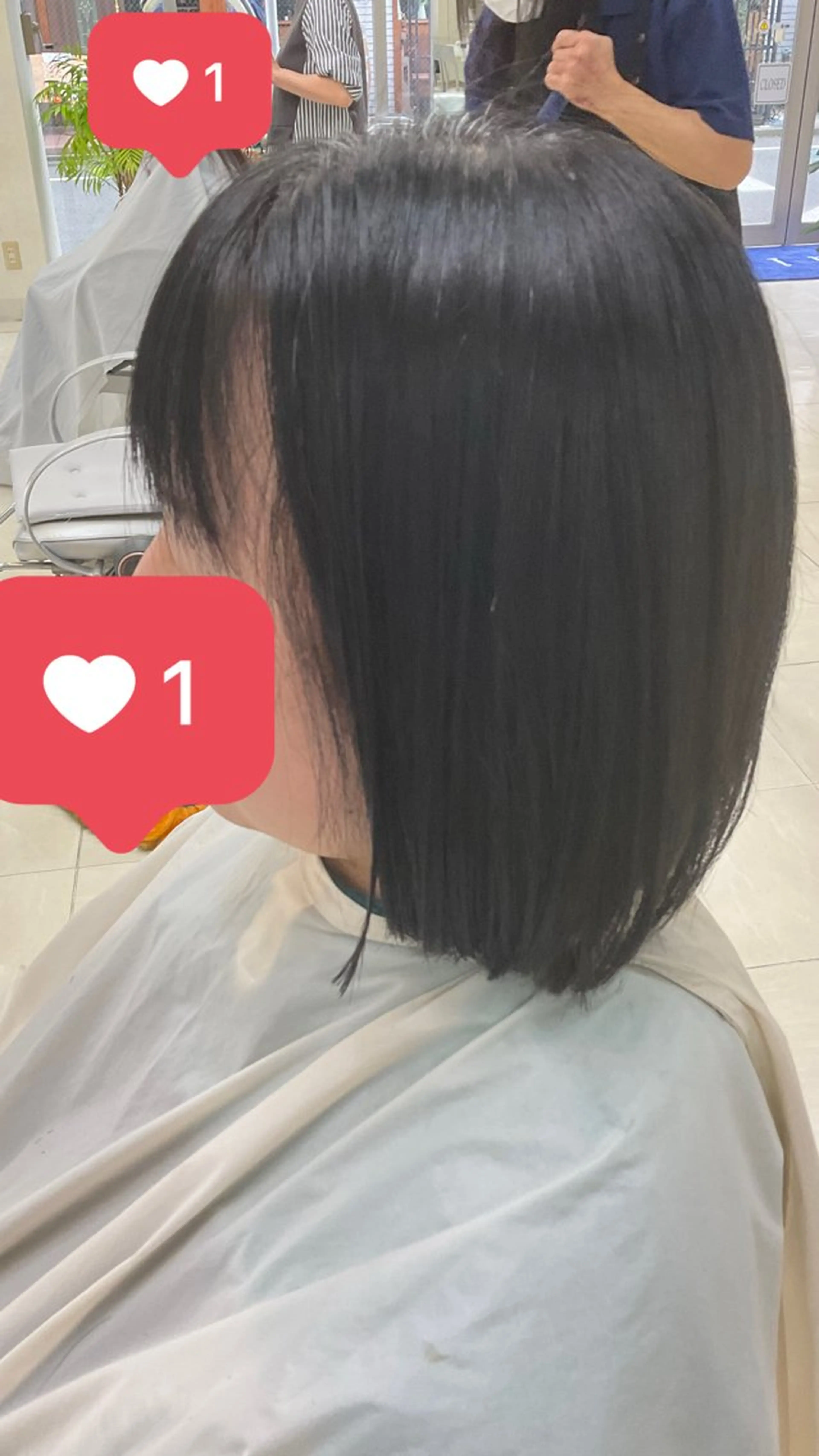 タカハシ リナのヘアスタイル