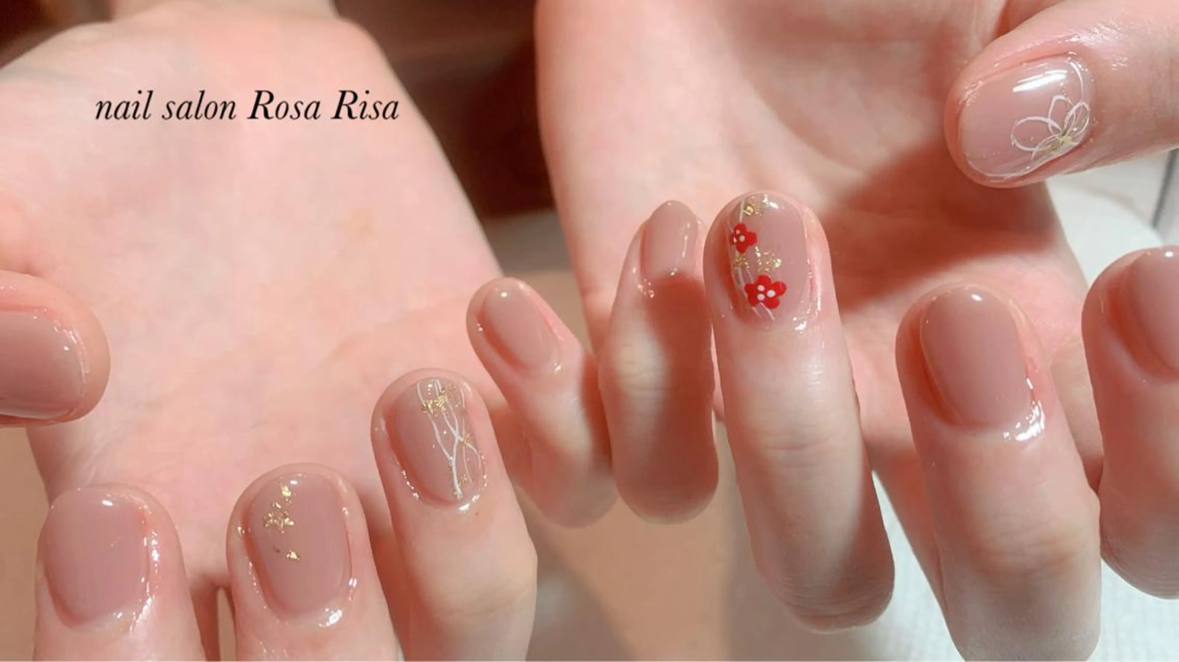 ショート ネイル ハンドネイル ネイルスタジオ シェイクユアハンズのネイルデザイン