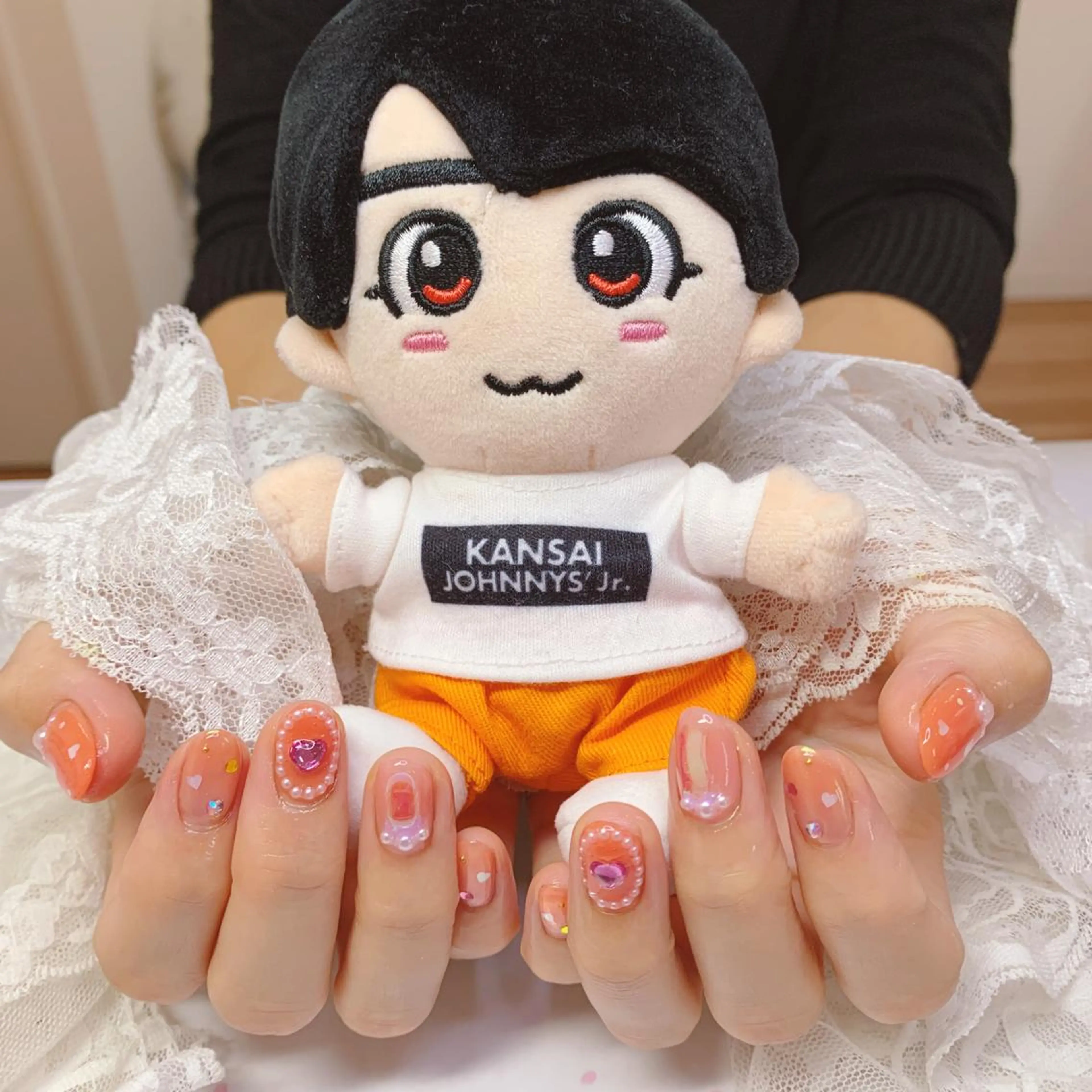 ネイル ハート ハンドネイル La neige* yuki 🥯🍑のネイルデザイン