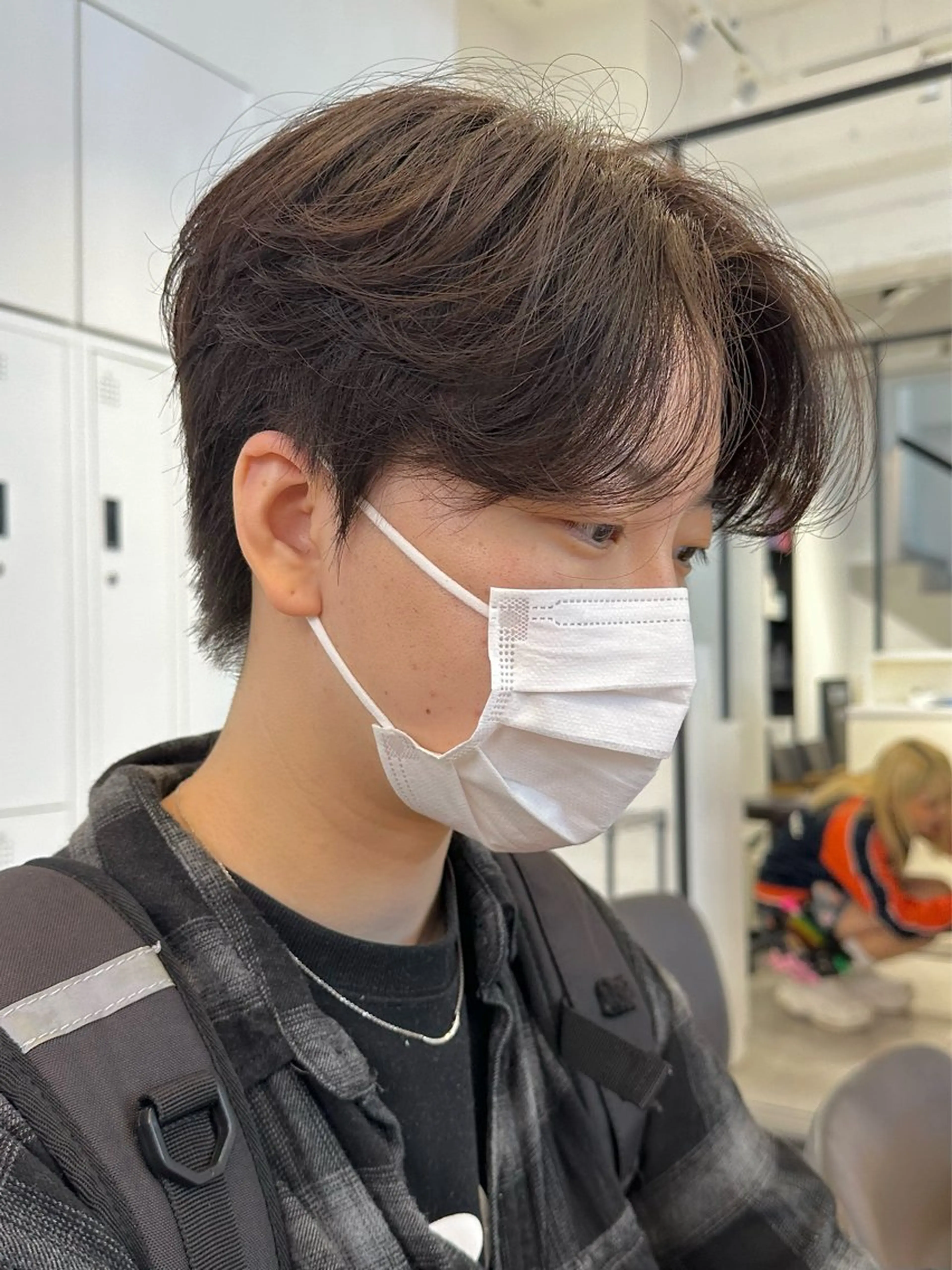 ショート パーマ メンズ カット パーマ 🇰🇷カルマパーマ kaito🇰🇷のヘアスタイル