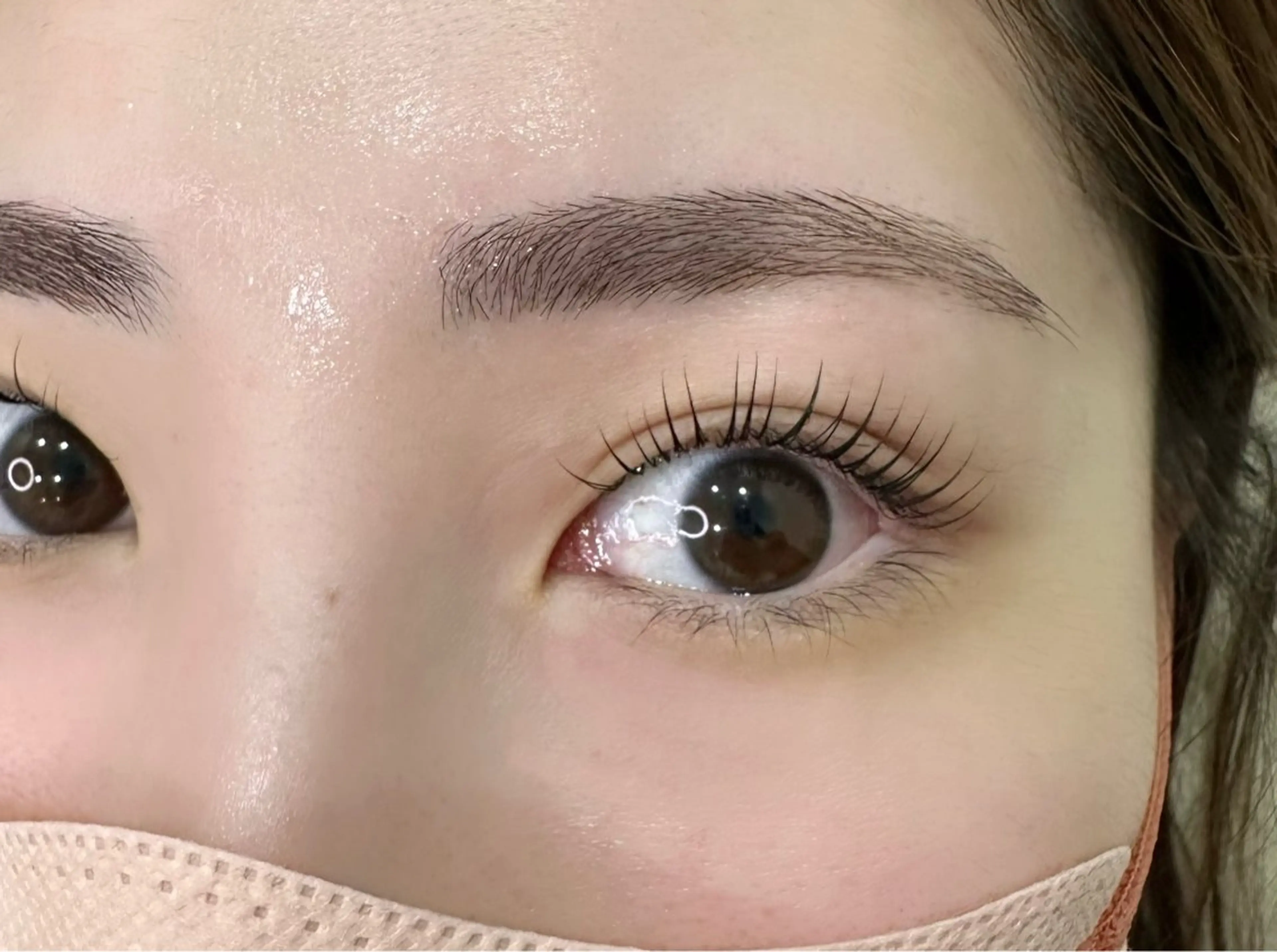 マツエク・マツパ 一重×まつ毛パーマ SALON所属・【SALON】東海市 神崎里奈の眉毛・アイブロウイメージ