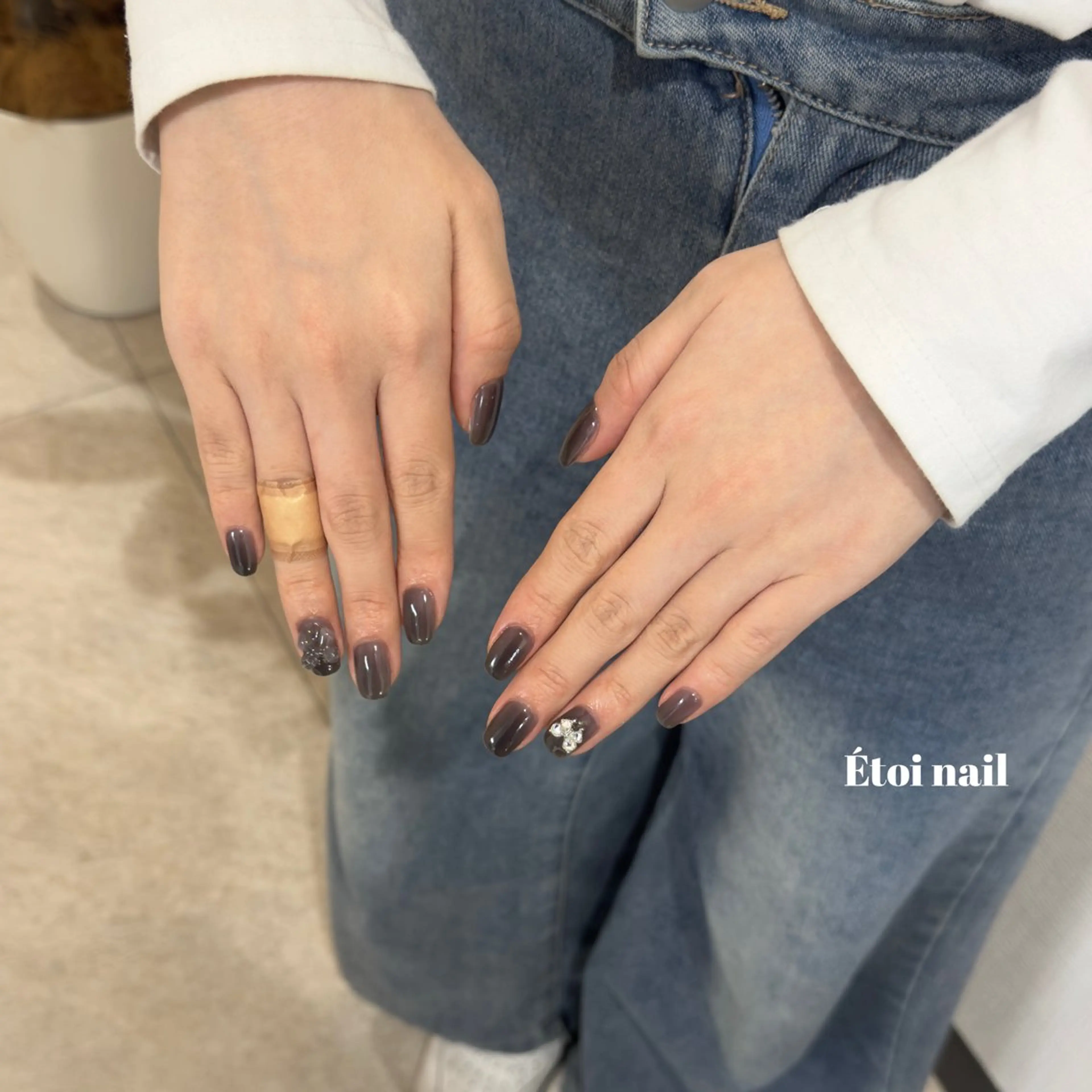 ネイル ワンカラーネイル ハンドネイル Étoi Nail はるのネイルデザイン