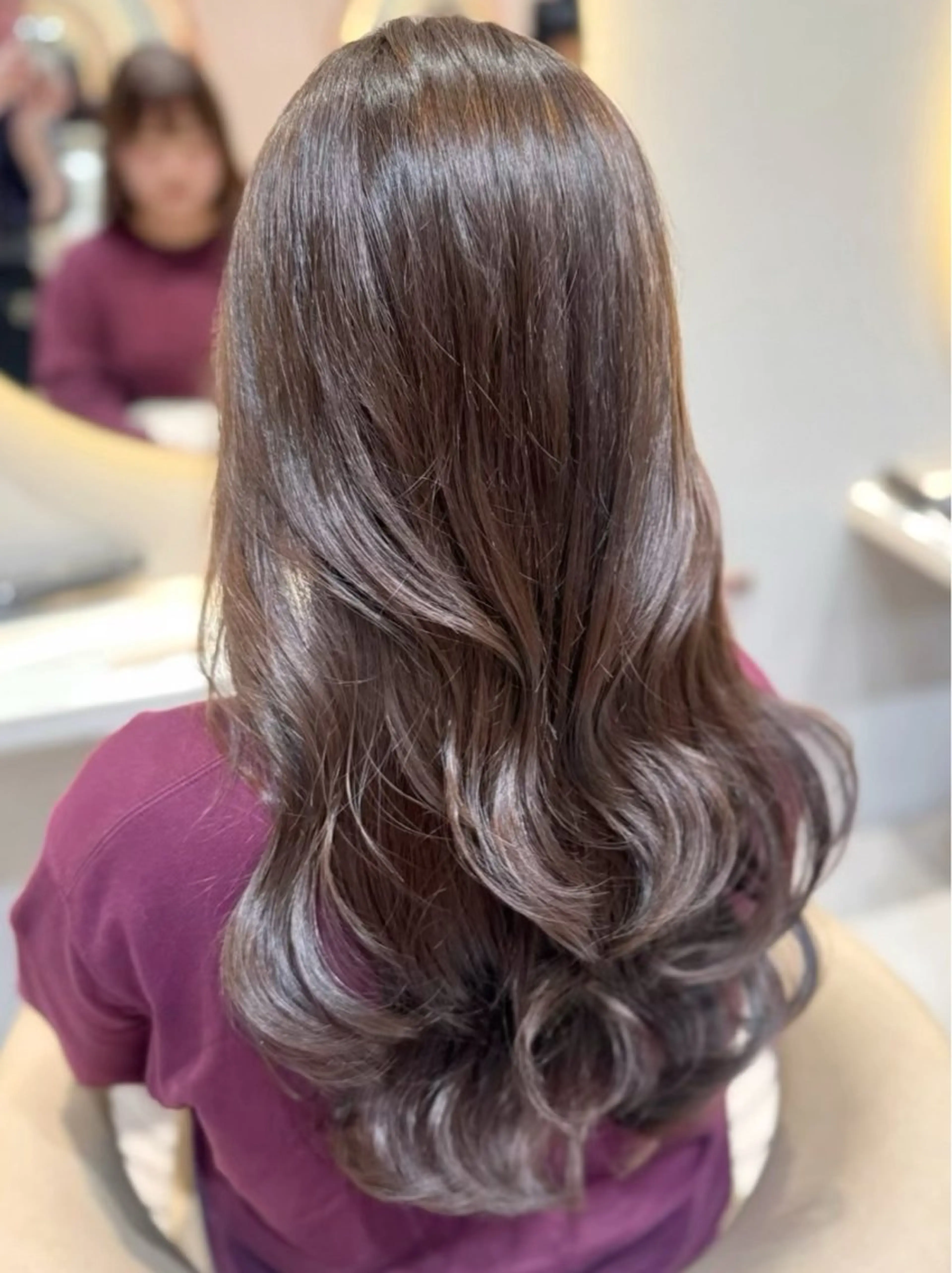 カラー カット ヘアカラー トリートメント ❤️ブリーチなし💚 ダブルカラー平野実花のヘアスタイル