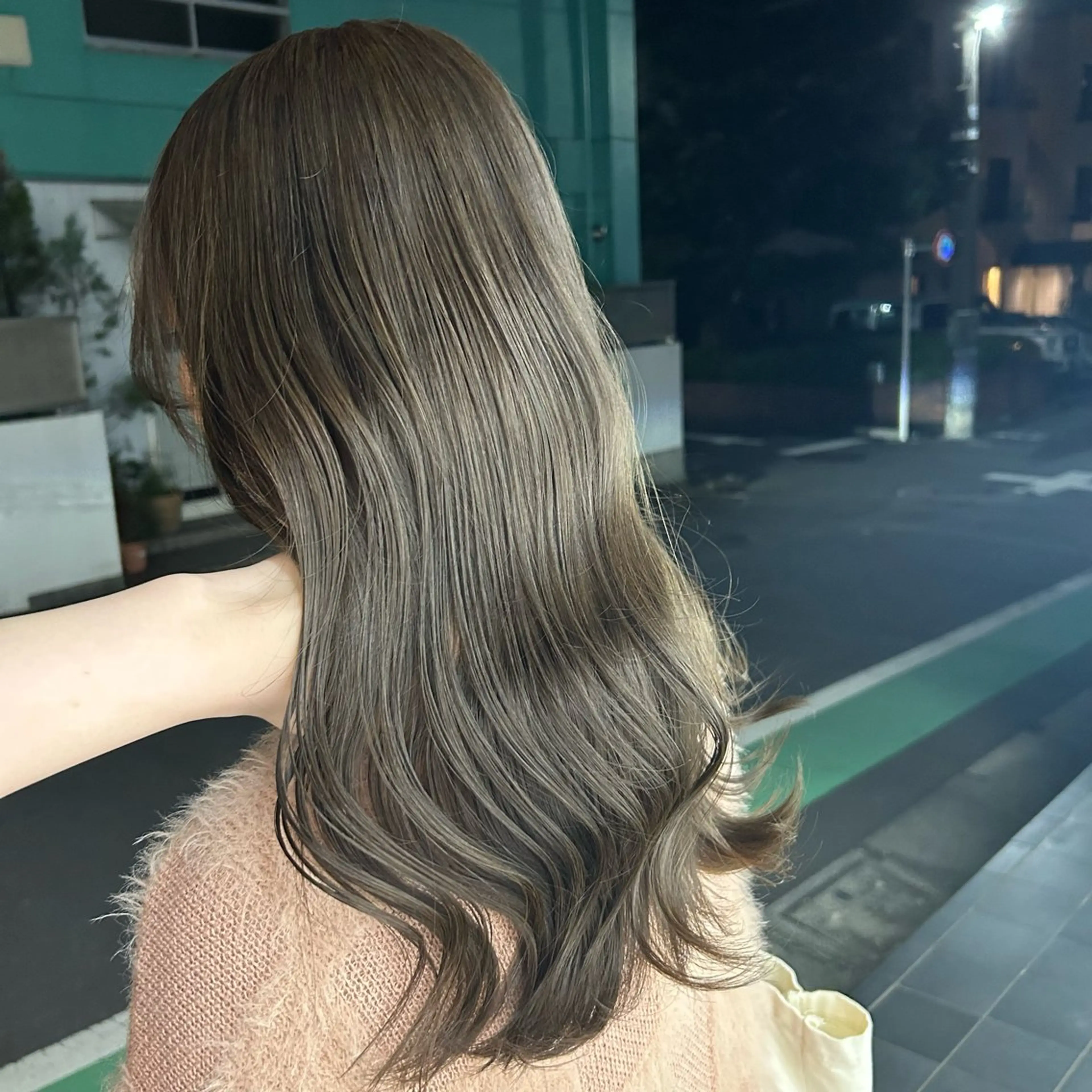 セミロング ヘアカラー トリートメント Lomalia Yuuka/42🩵のヘアスタイル