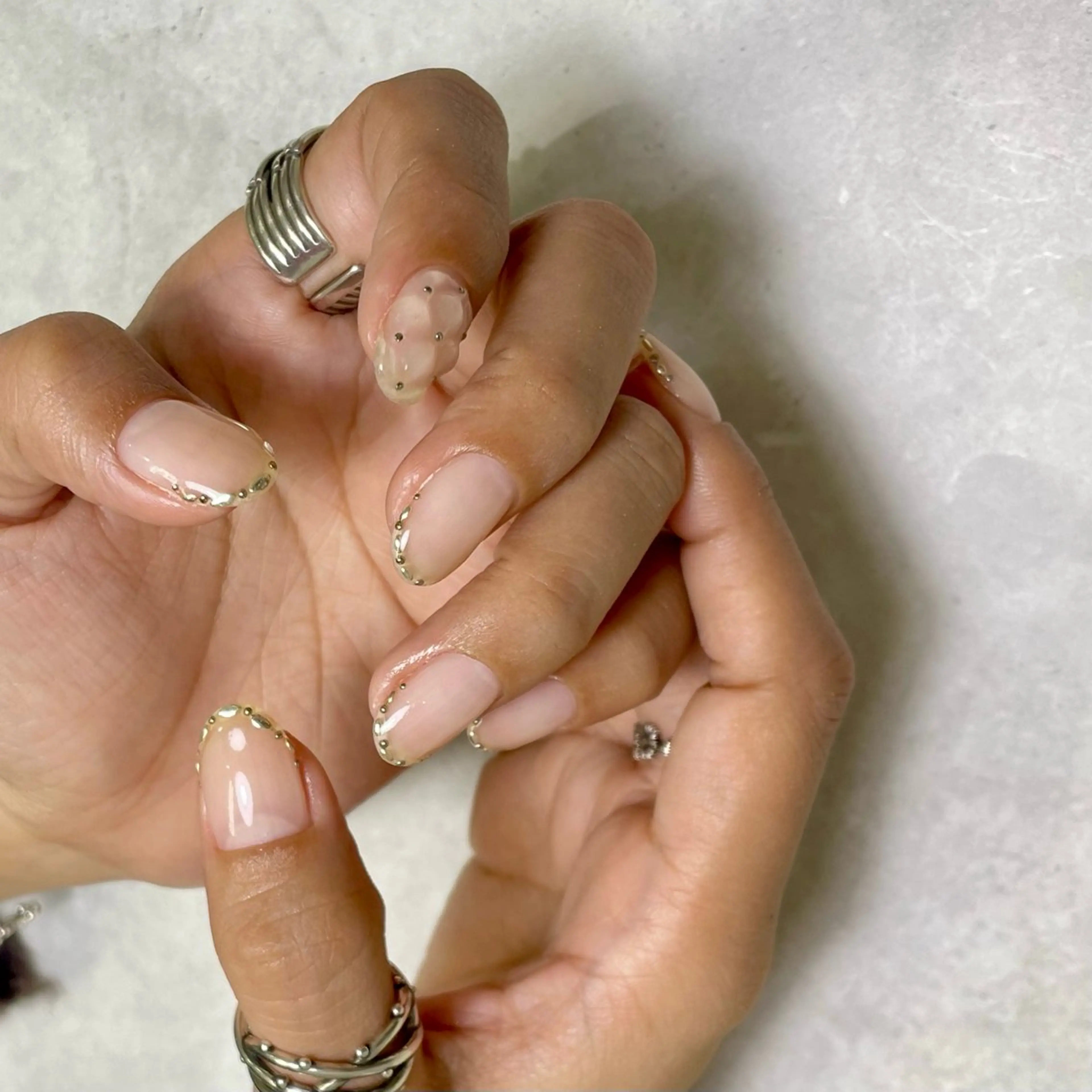 ネイル クリアネイル Rili Hondaのネイルデザイン