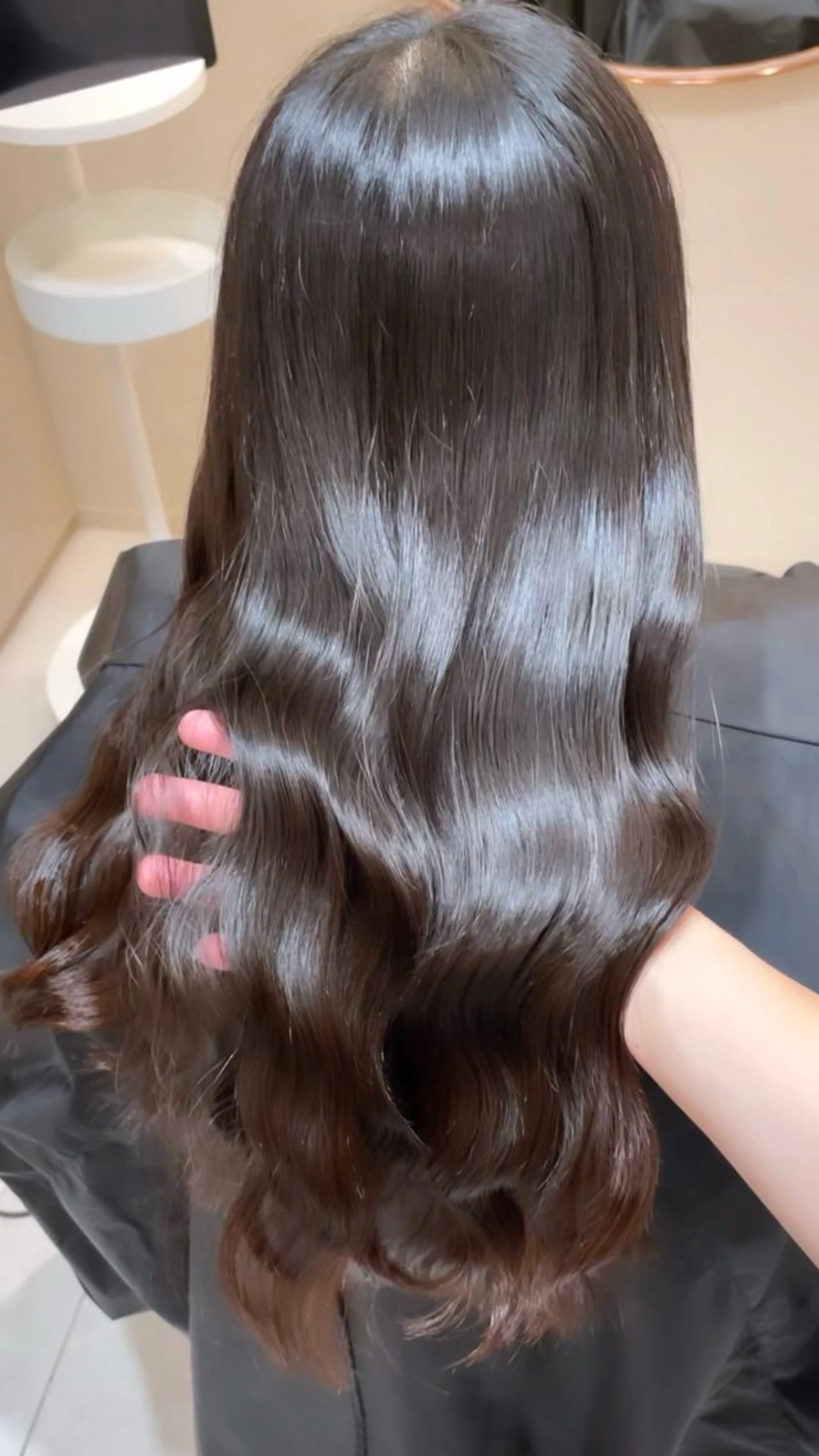 ロング 髪質改善 トリートメント 難波/心斎橋/ボブ/ 髪質改善/ハイトーンのヘアスタイル