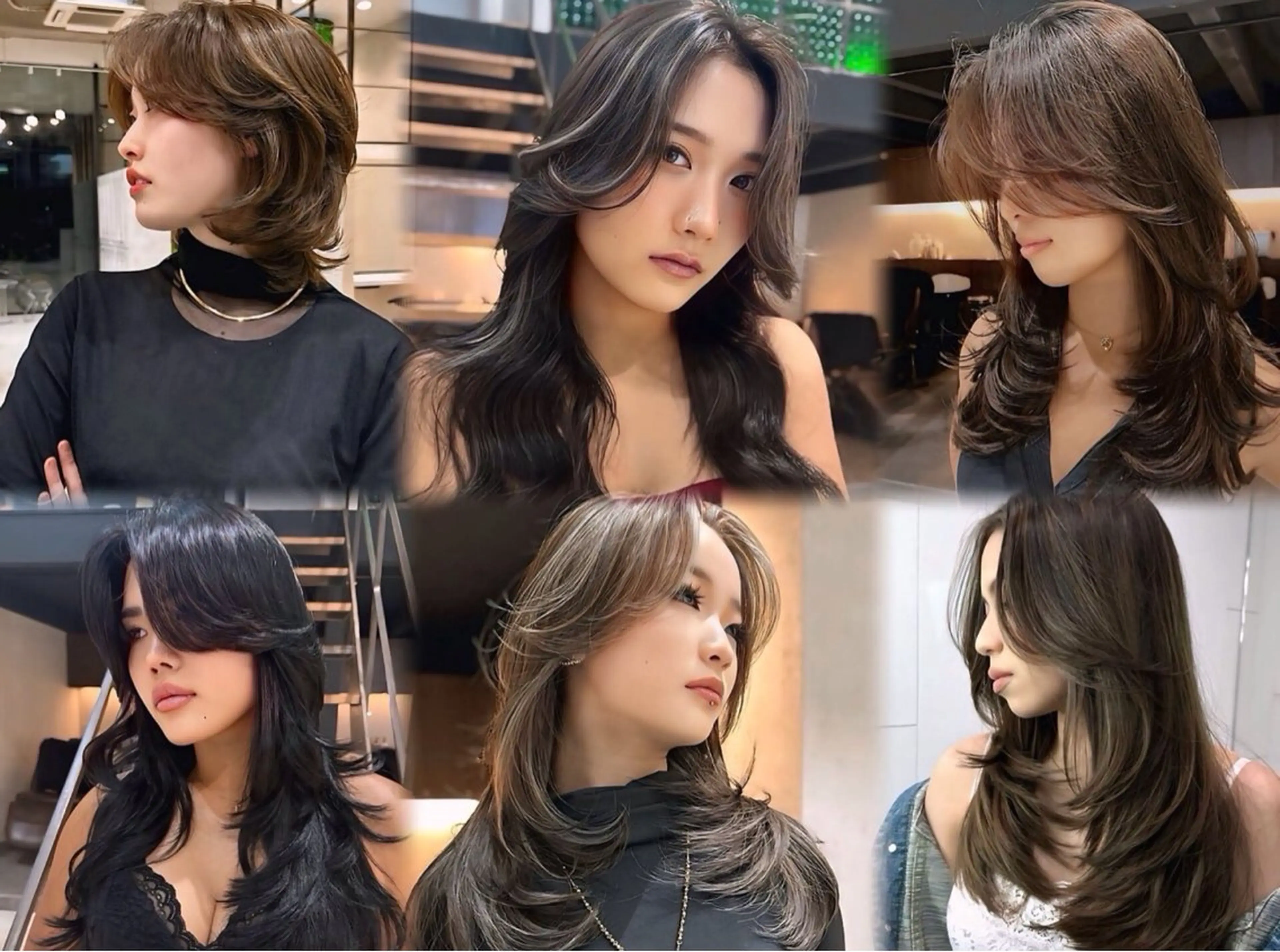 セミロング カット ヘアカラー トリートメント DEAN 名駅店 レイヤー/ハイライトのヘアスタイル