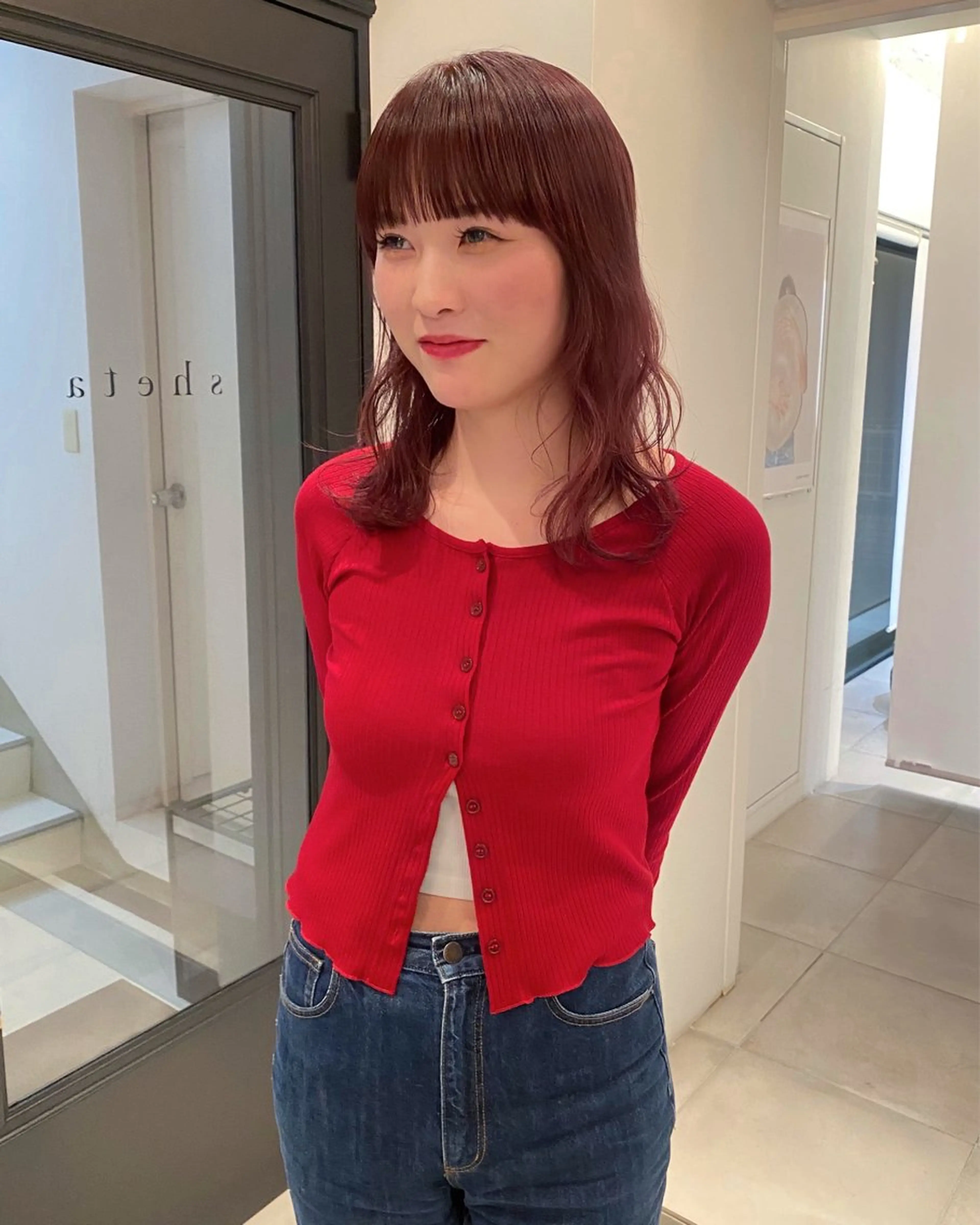 セミロング カラー riria/ボブ /ブラウンカラー🎀のヘアスタイル