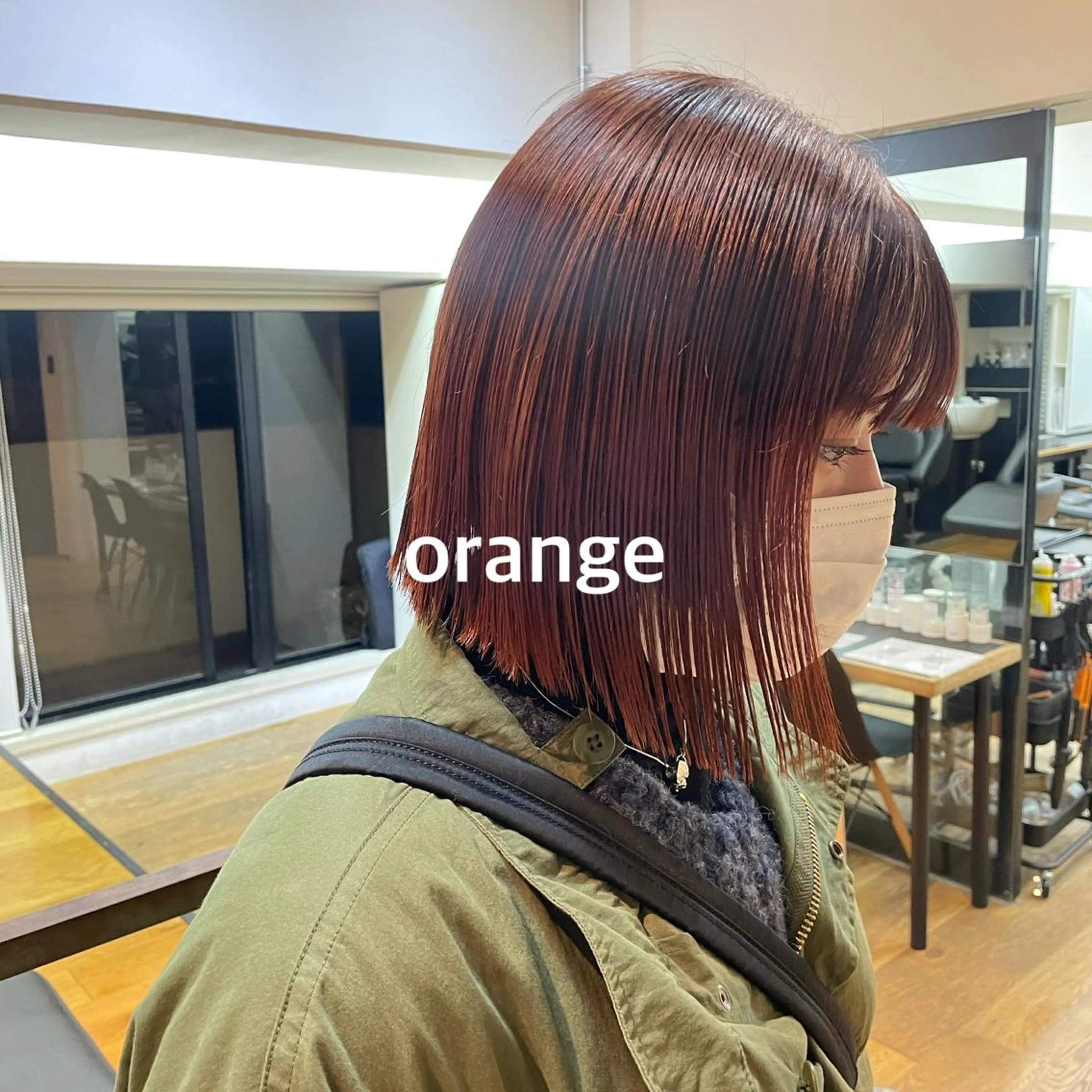 ミディアム 暖色カラー推し/ トヤエリコのヘアスタイル