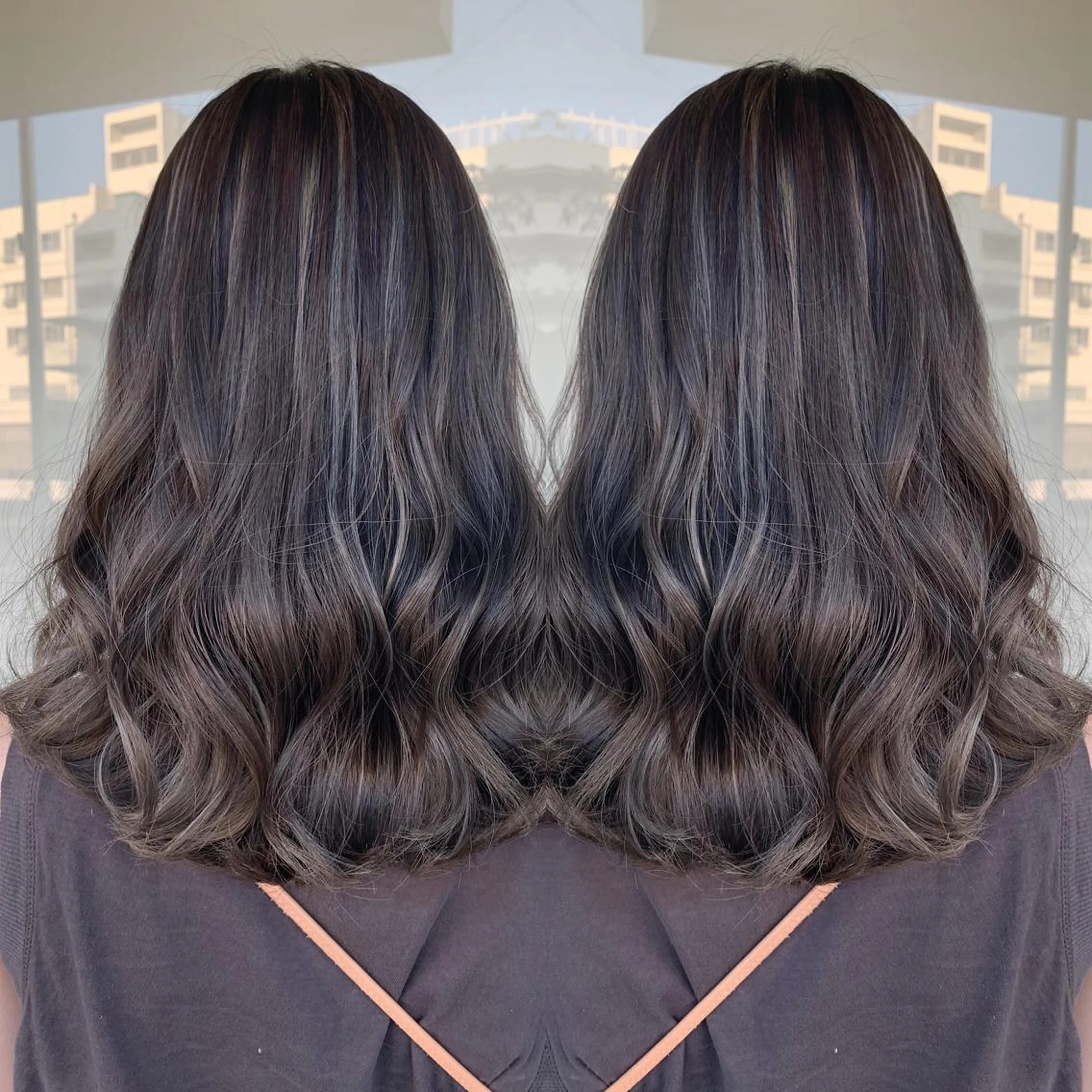 ミディアム 🫧艶髪カラー🫧 森本くるみのヘアスタイル