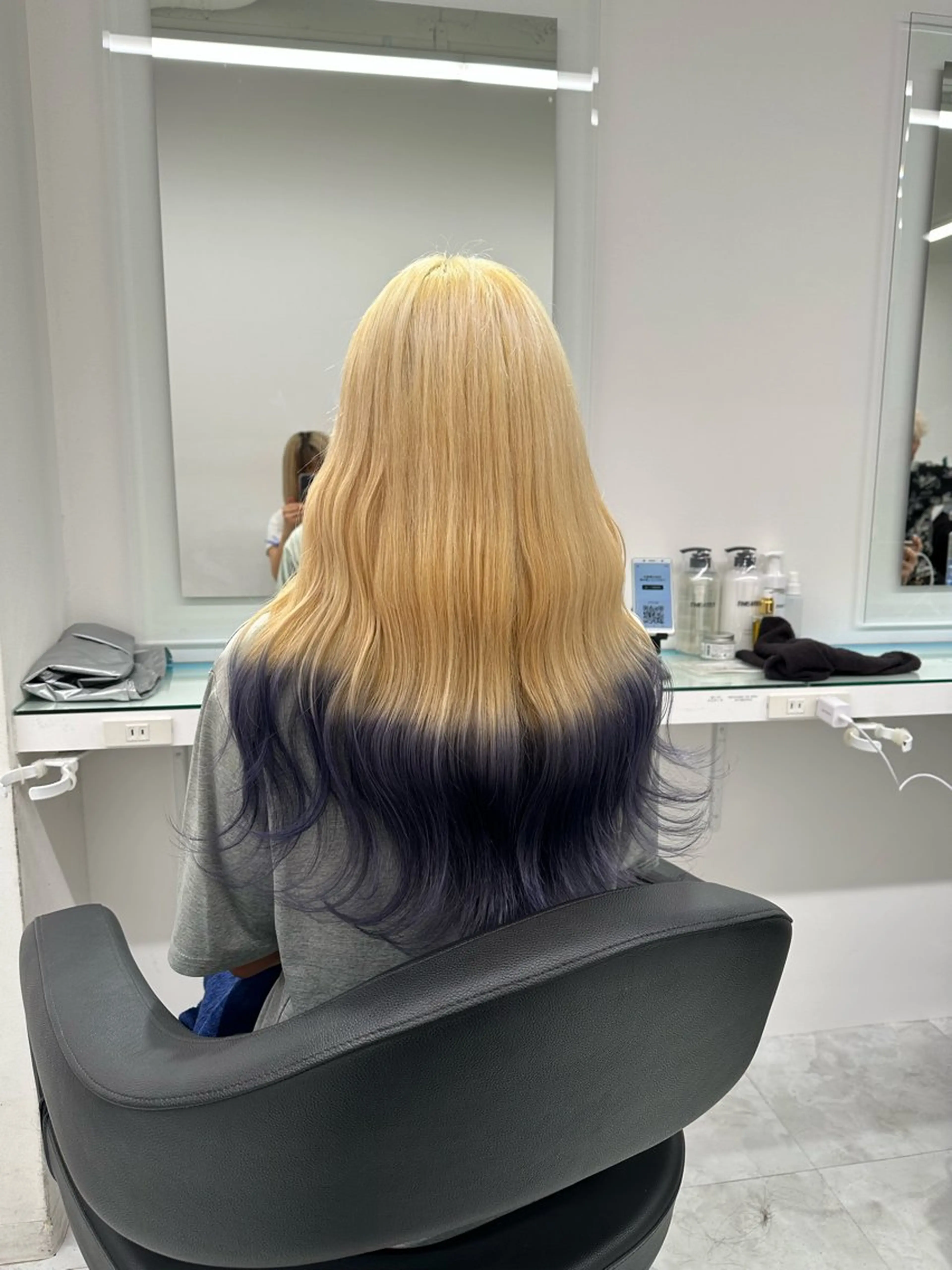 ロング カラー ヘアカラー トリートメント ヘッドスパ ヘアセット ❄最強かわいいカラー ❄️MINA❄️のヘアスタイル