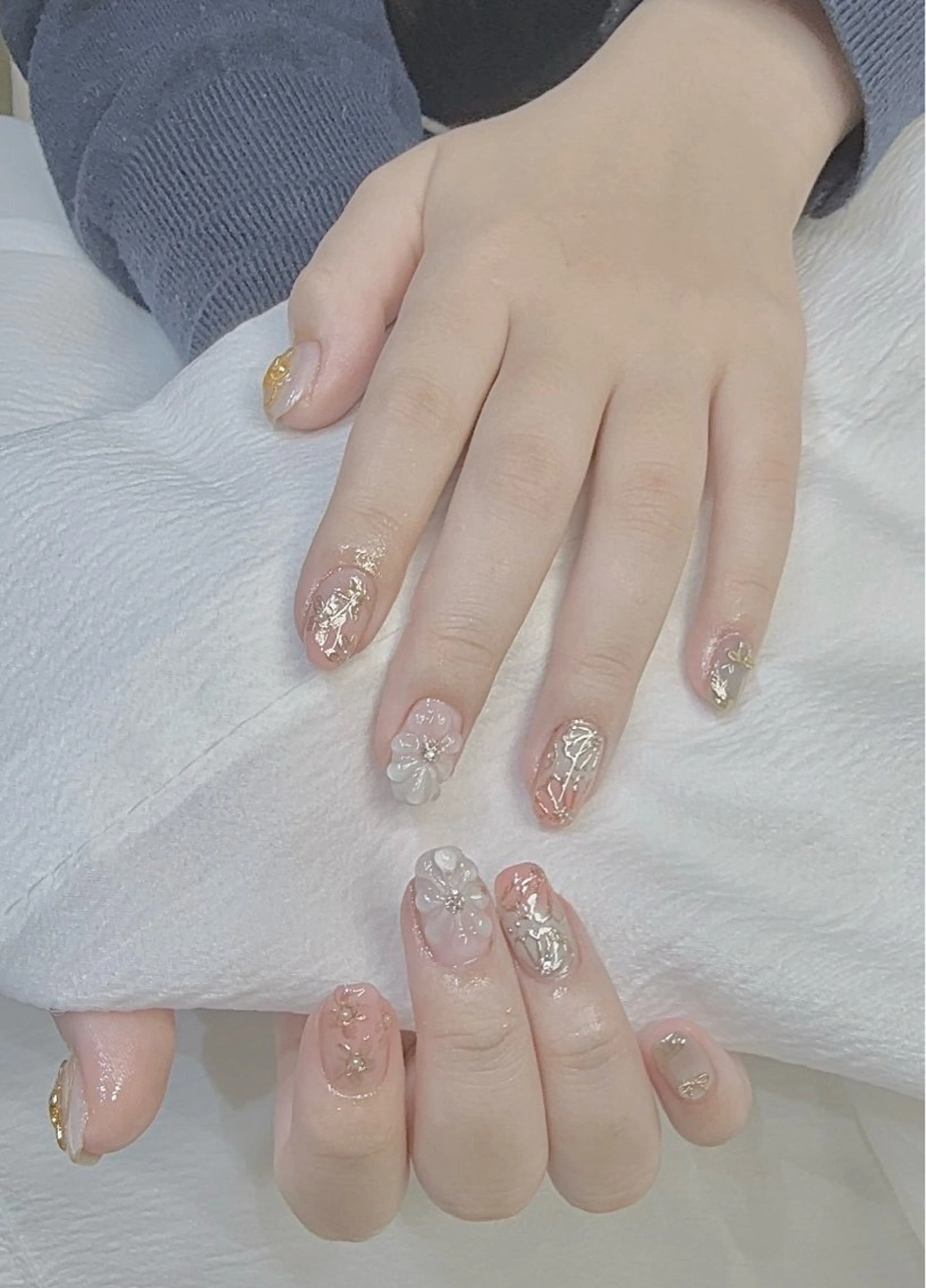 ネイル ハンドネイル ハンドケア NailSalon✨ Écrinエクランのネイルデザイン