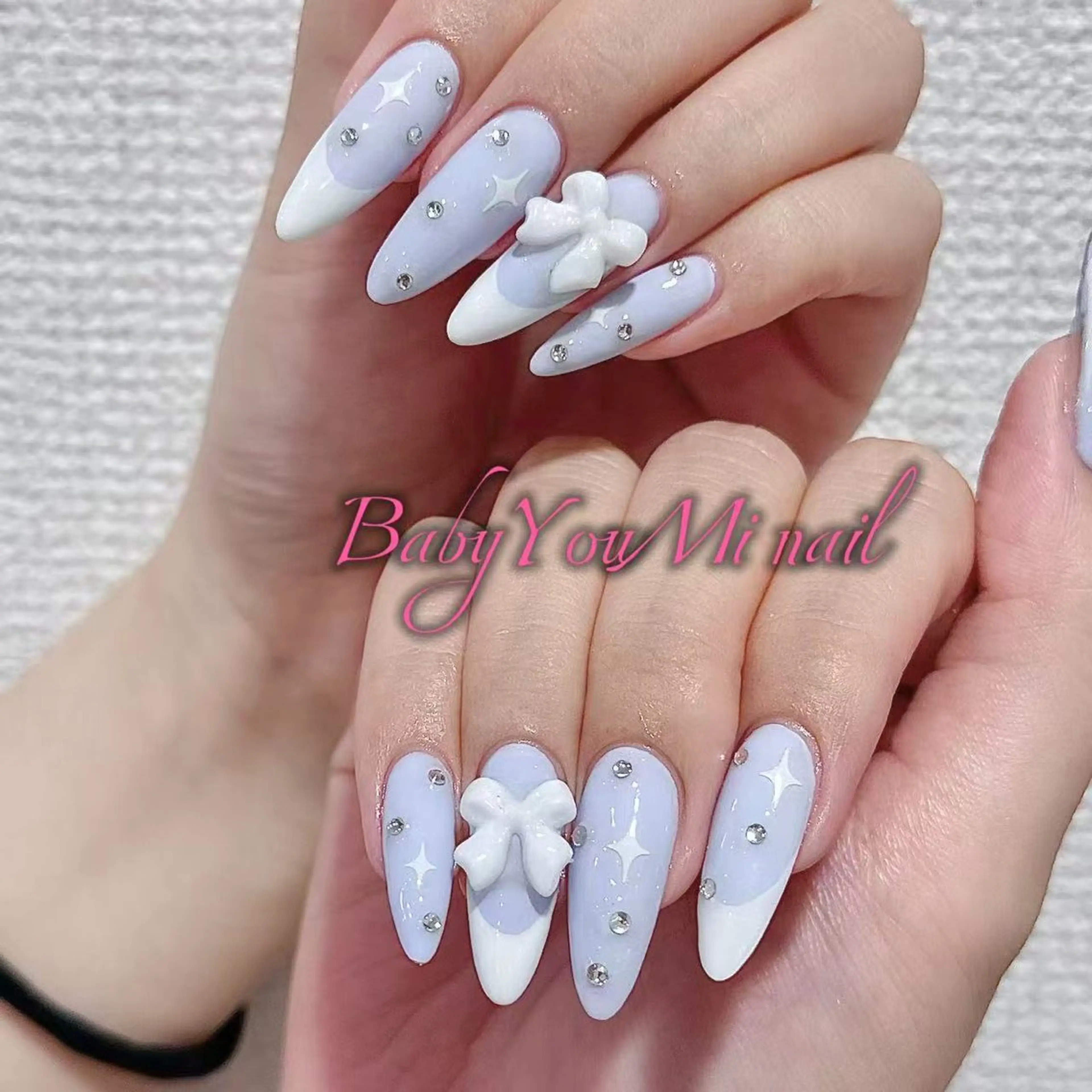 ネイル オーロラネイル フラワーネイル フットネイル フレンチネイル ジェルネイル ハンドネイル BabyYouMi ねねのネイルデザイン