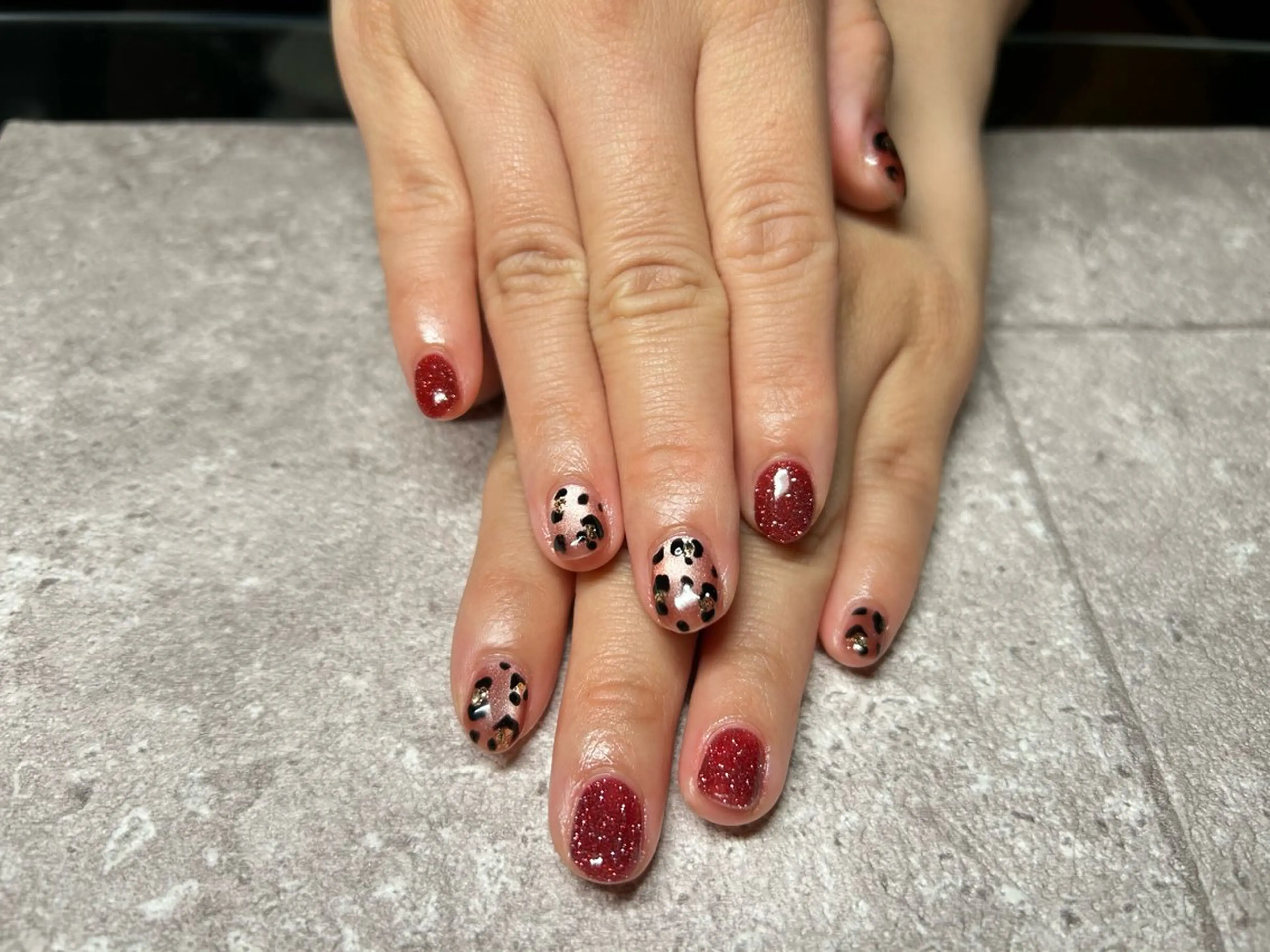 ネイル アニマル柄 アートネイル フラッシュネイル Lisa’s Salonのネイルデザイン