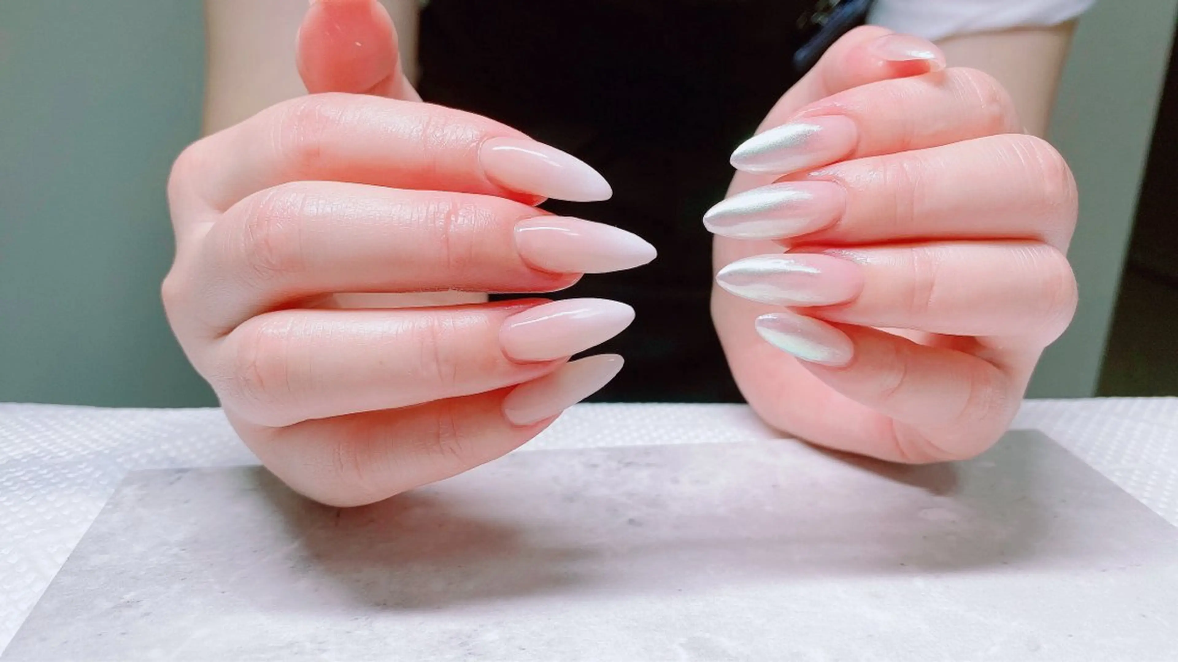 ネイル 長さ出し フットネイル ジェルネイル 韓国ネイル マグネットネイル Nail Annのネイルデザイン