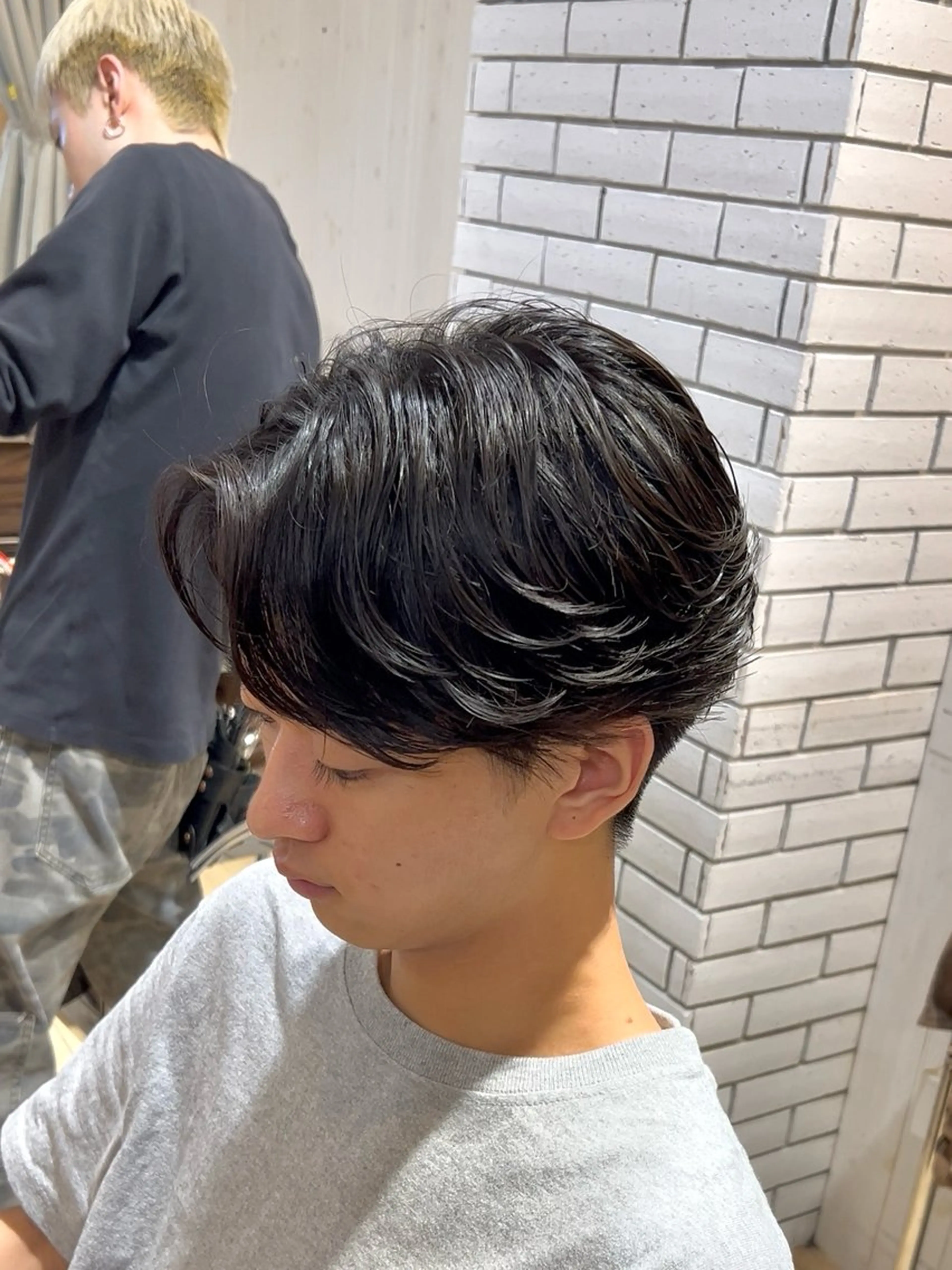 パーマ メンズ フェザーパーマ メンズパーマ カット パーマ メンズ/パーマ/ 目黒/オノザトのヘアスタイル