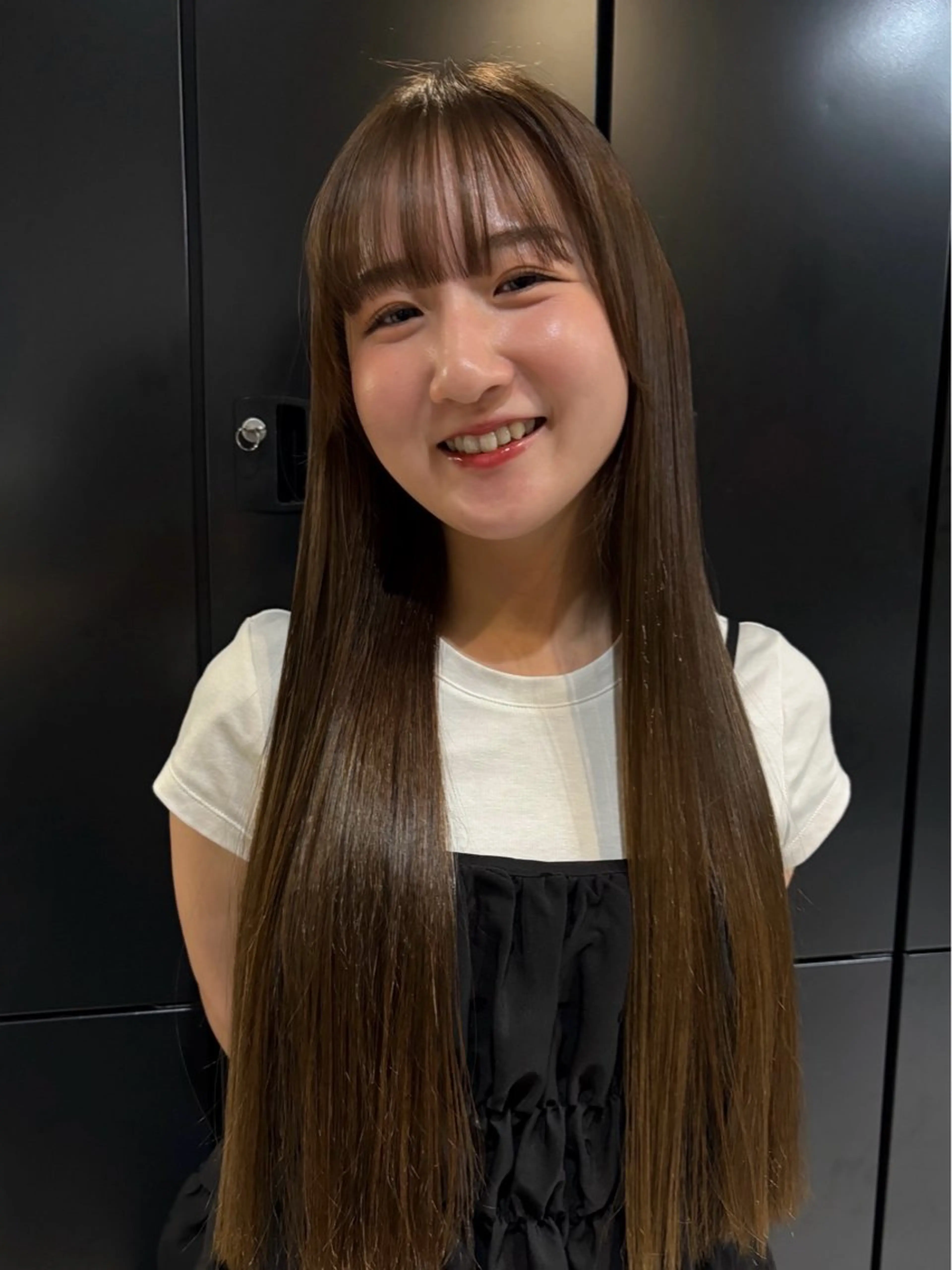 ロング カラー hashimoto kaedeのヘアスタイル