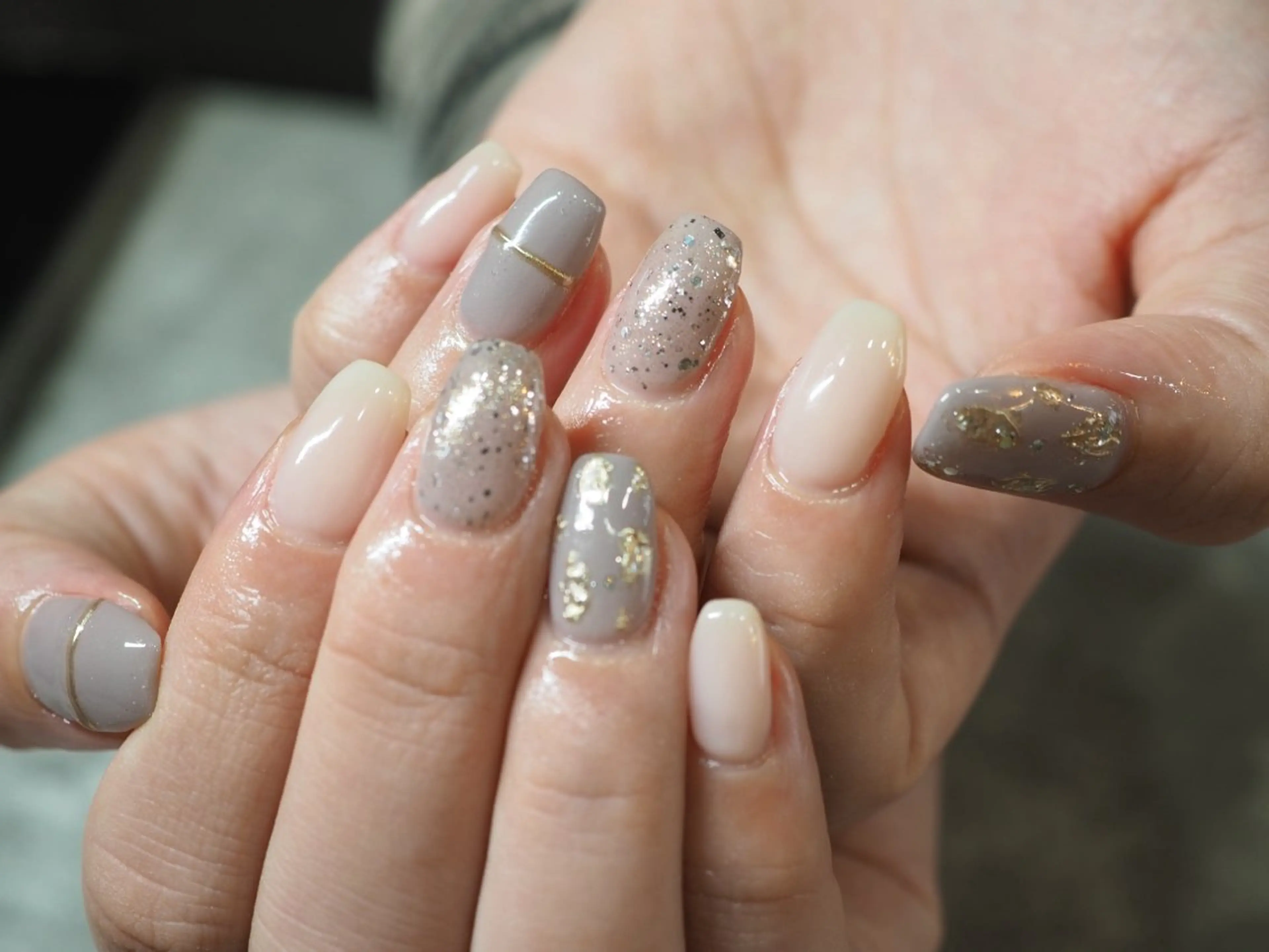 ネイル アートネイル チークネイル フラッシュネイル フットネイル フレンチネイル glaNje shioriのネイルデザイン