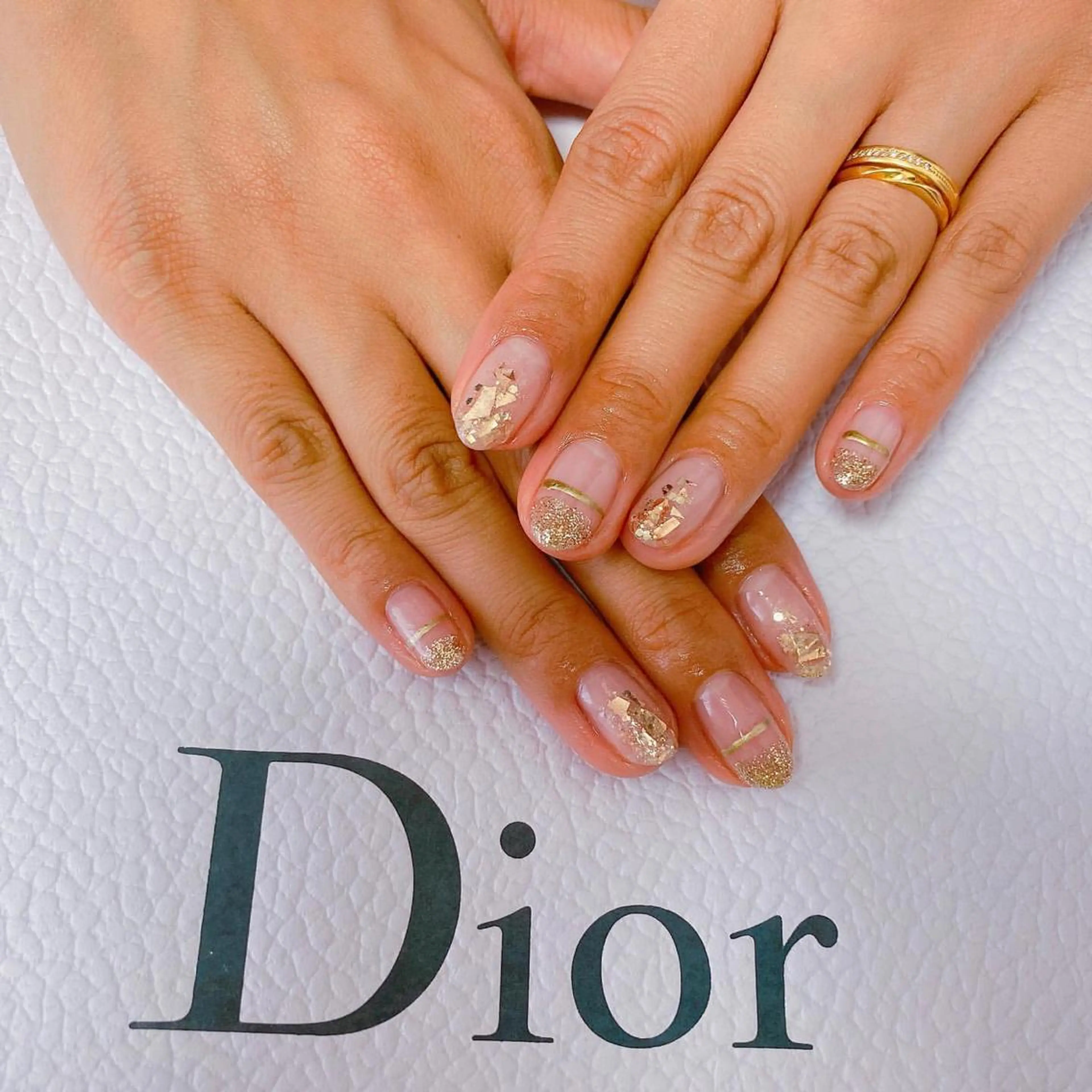 ネイル ラメ(グリッター) ニュアンスネイル MIKA ♡のネイルデザイン