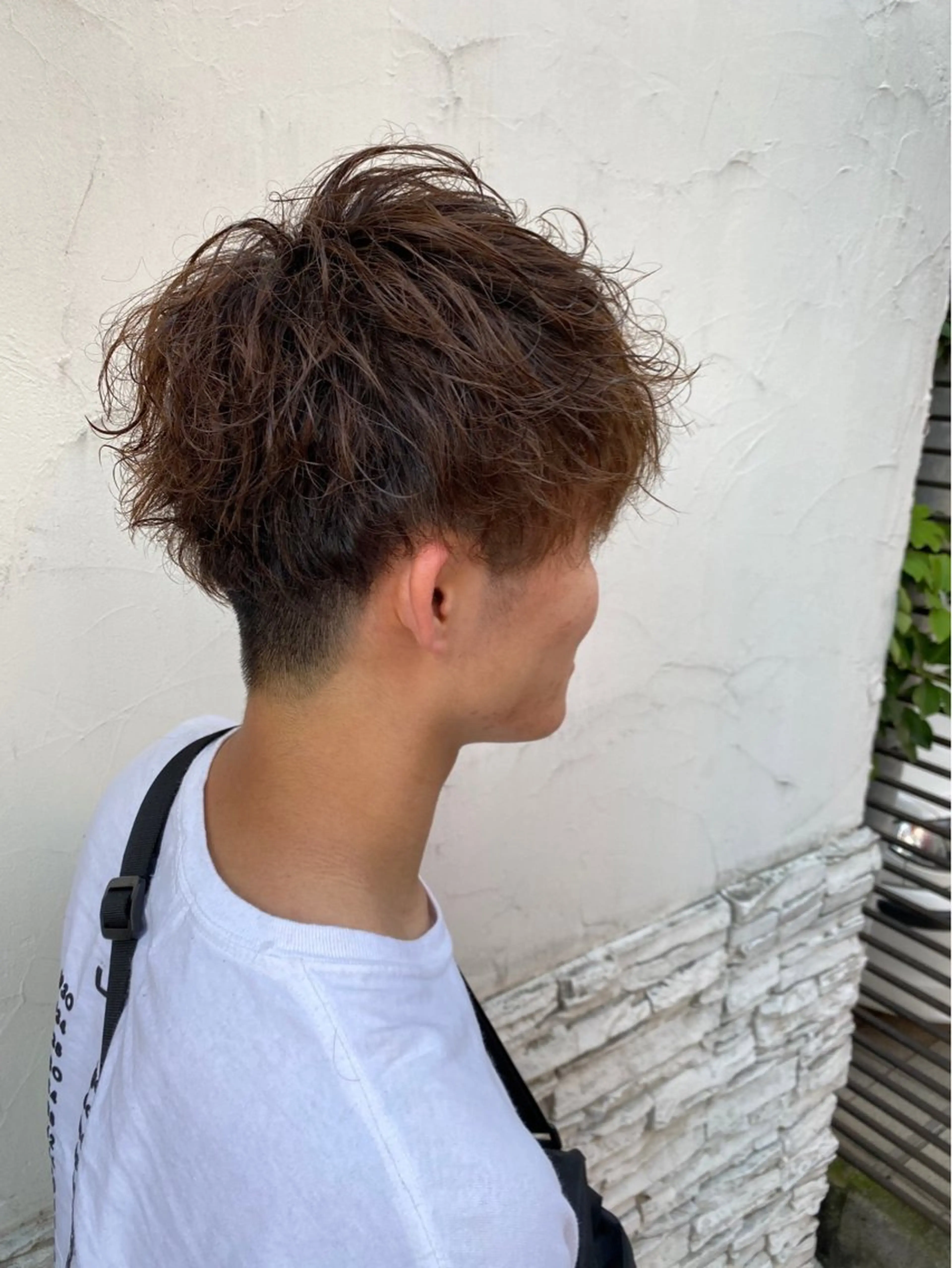 ショート パーマ 岡本 優希のヘアスタイル