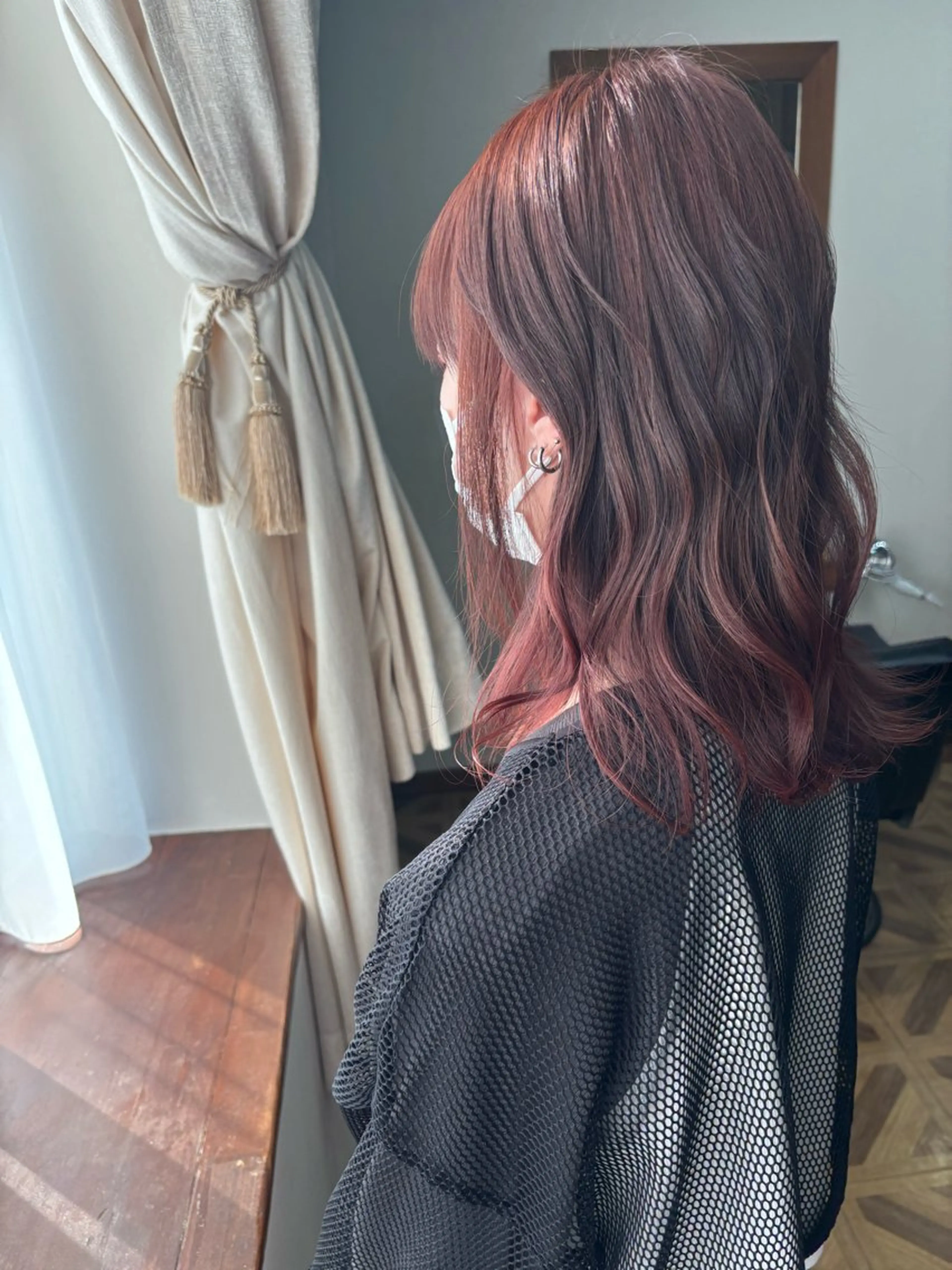 ロング カラー Cocolo hair MADO所属・兼子莉彩 ／暗髪🤎／暖色🍒のヘアスタイル