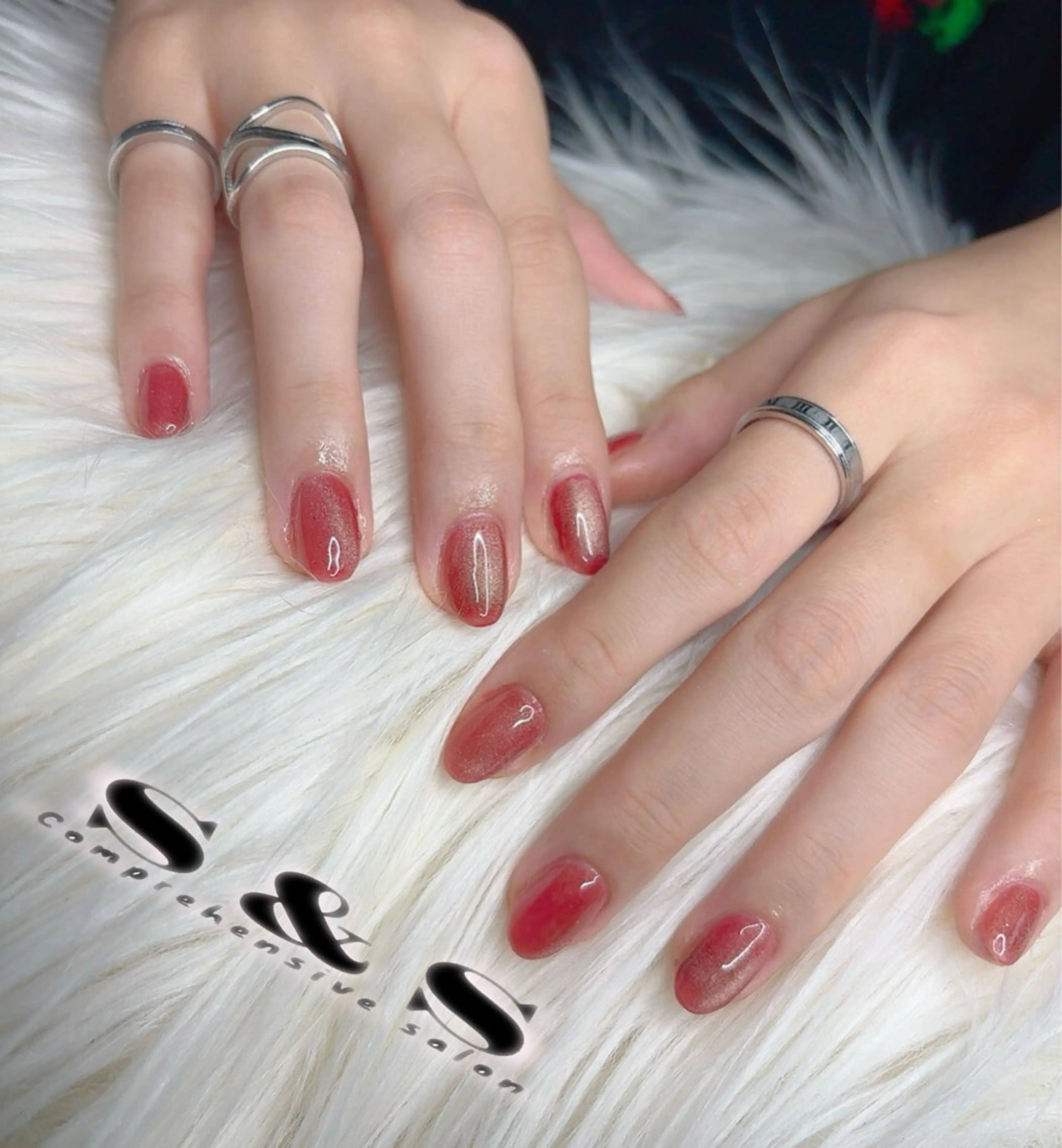 ネイル 長さ出し マグネットネイル メンズネイル 持ち込み S&S 村田小百合のネイルデザイン