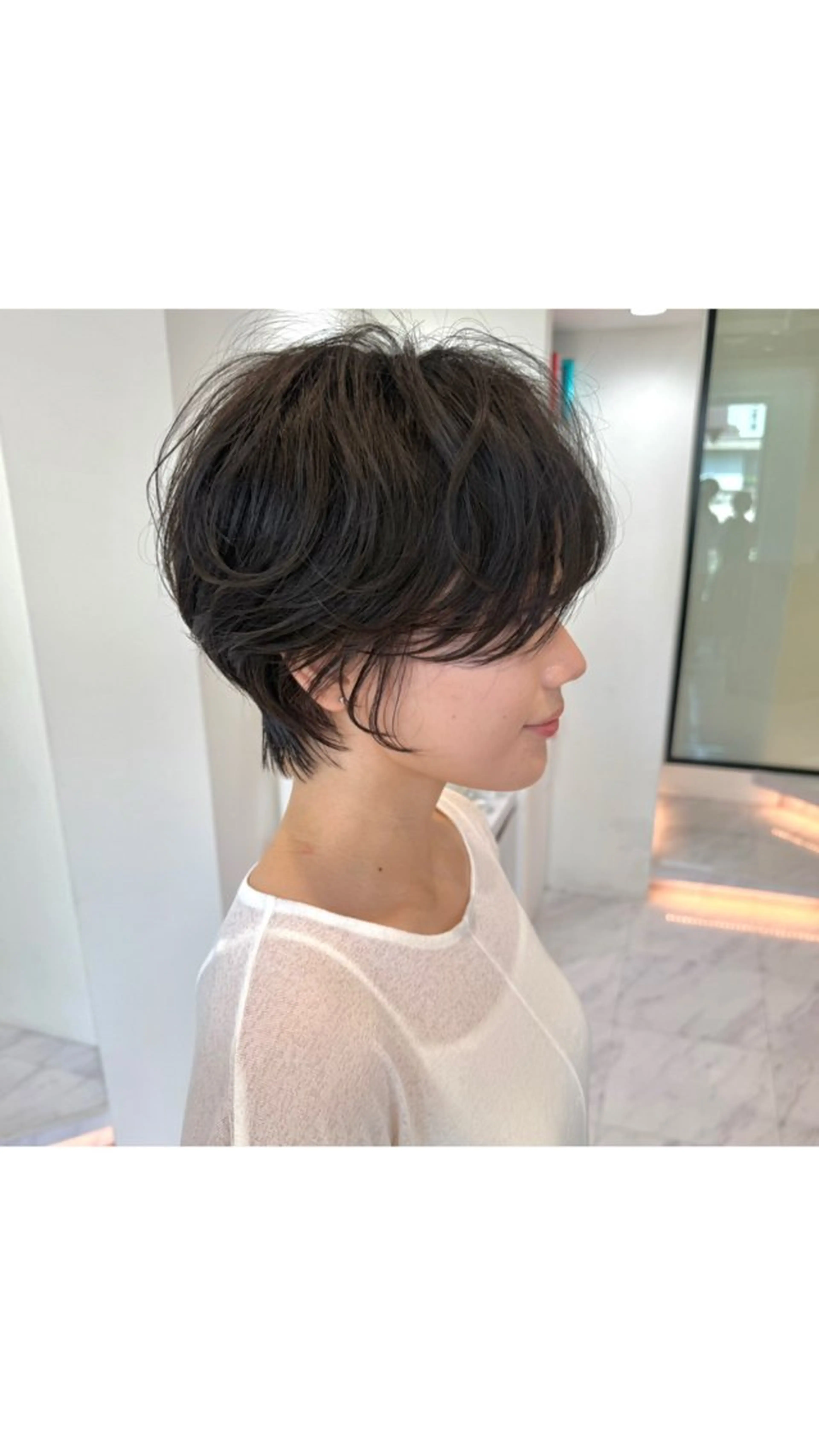 ショート ハンサムショート 丸みショート くびれヘア 似合わせカット ショートヘア カット 🌟TOSHI/透明 感カラー/ショートのヘアスタイル