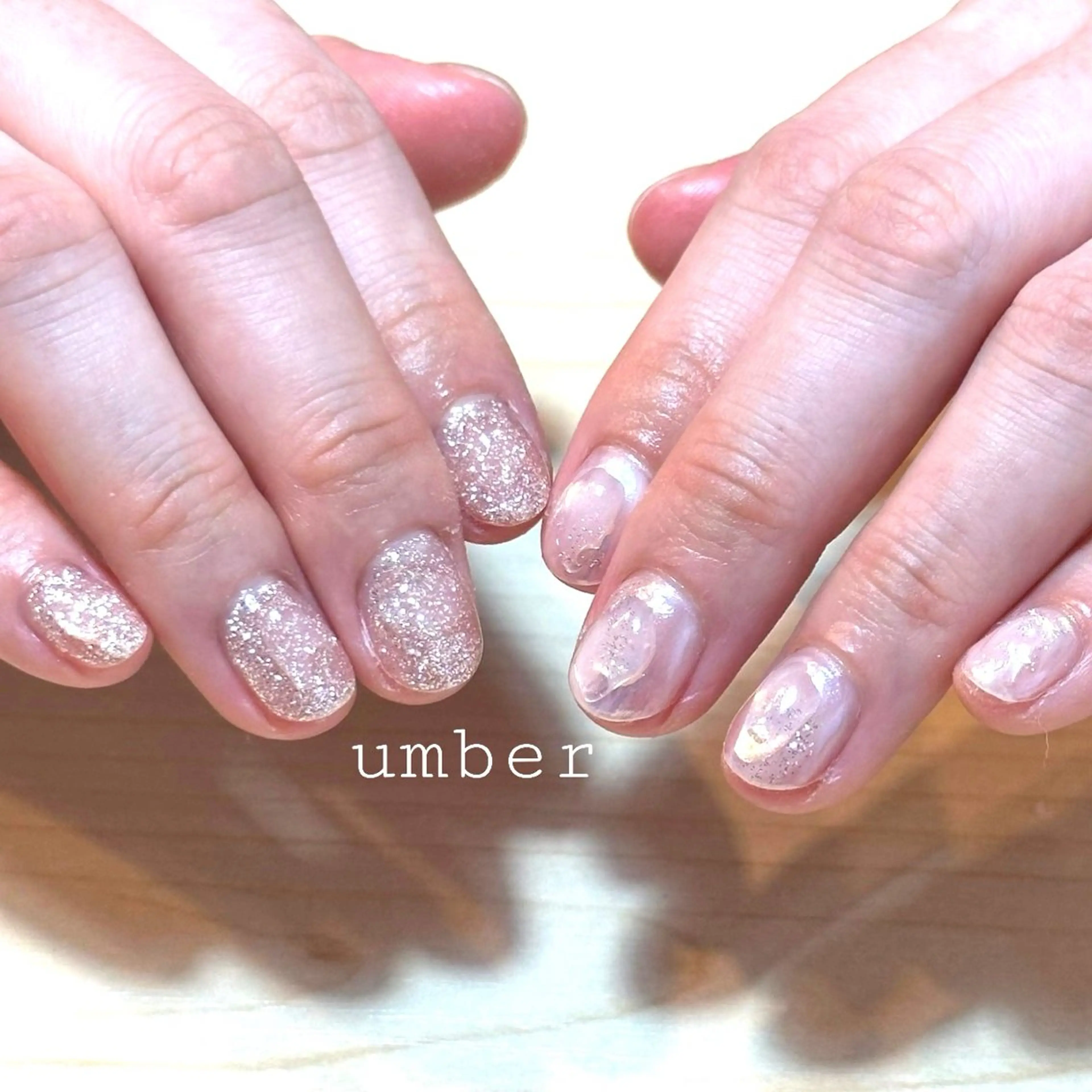 ネイル ハンドネイル umber 三茶1分のネイルデザイン