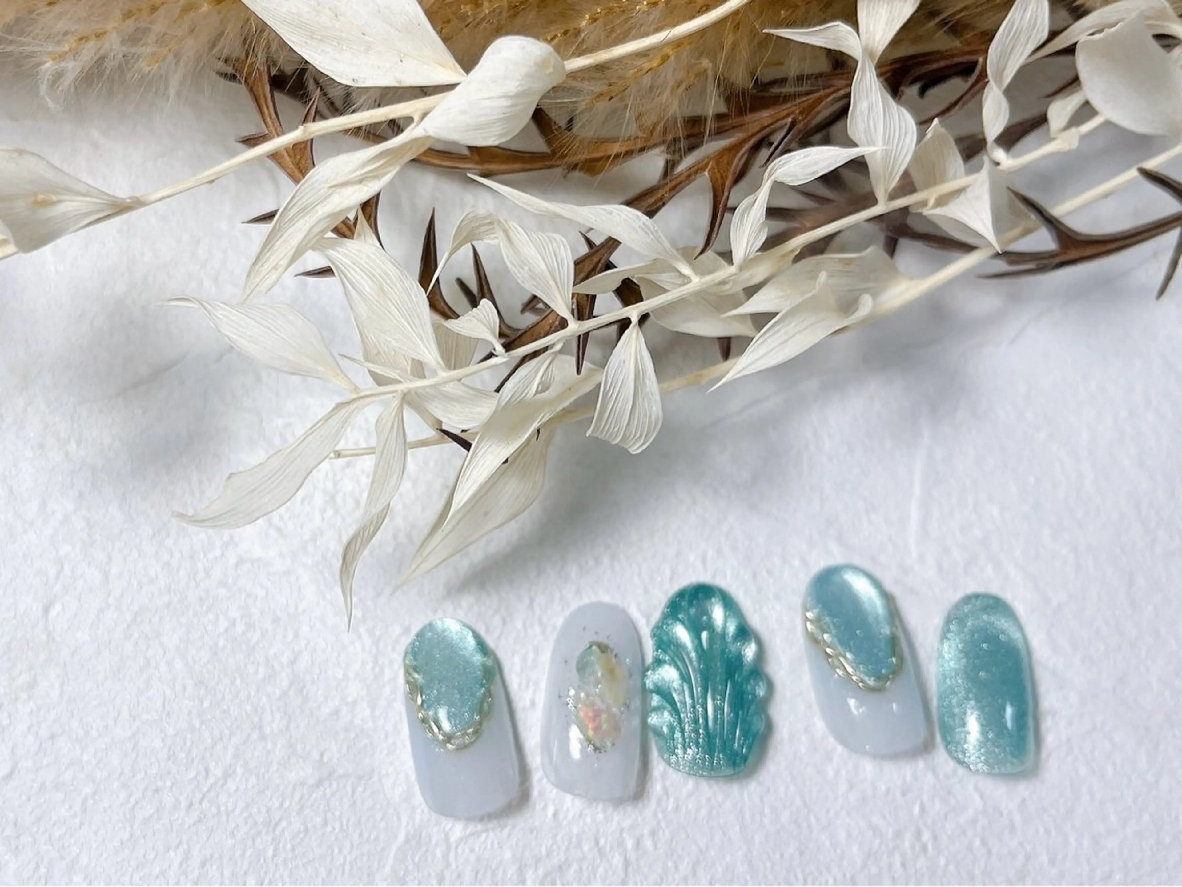 ネイル フットネイル ジェルネイル パラジェル 夏ネイル ハンドネイル kiki nail 二子玉川のネイルデザイン