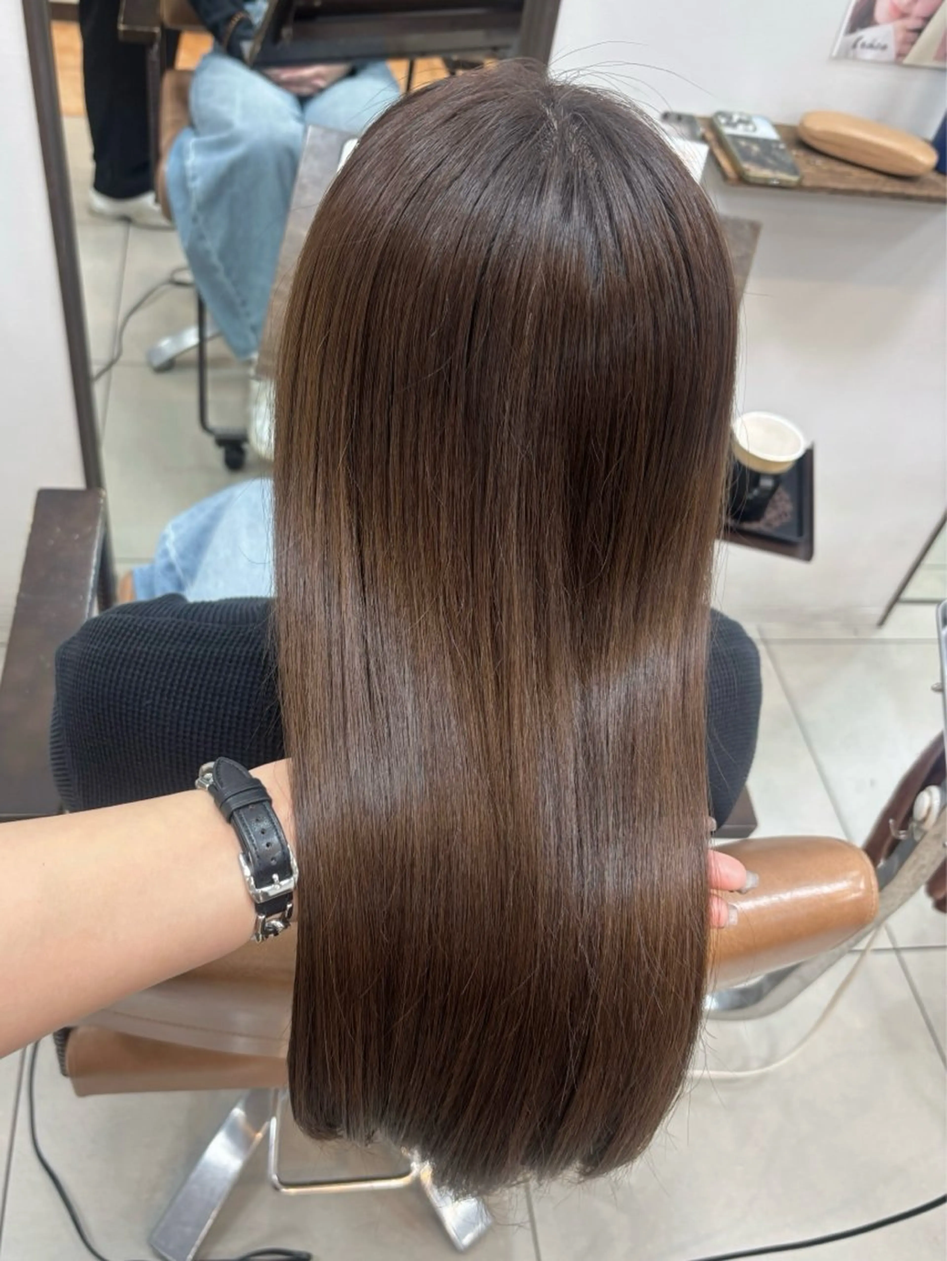 セミロング カラー ブラウンカラー 髪質改善 カット ヘアカラー 頭皮×髪質改善 透明感カラー💎中村のヘアスタイル