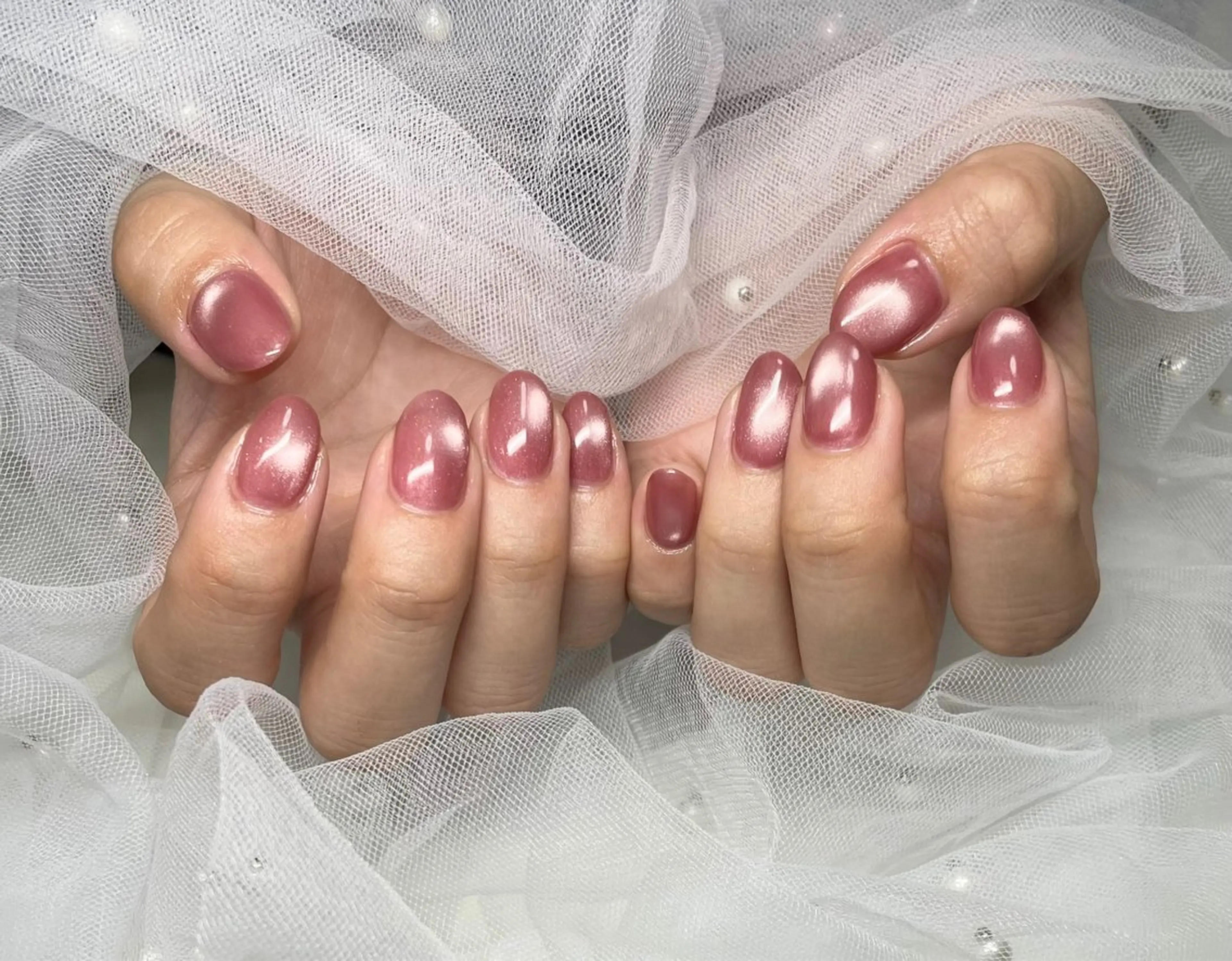 ネイル マグネットネイル ハンドネイル 🦋 Rina🦋のネイルデザイン