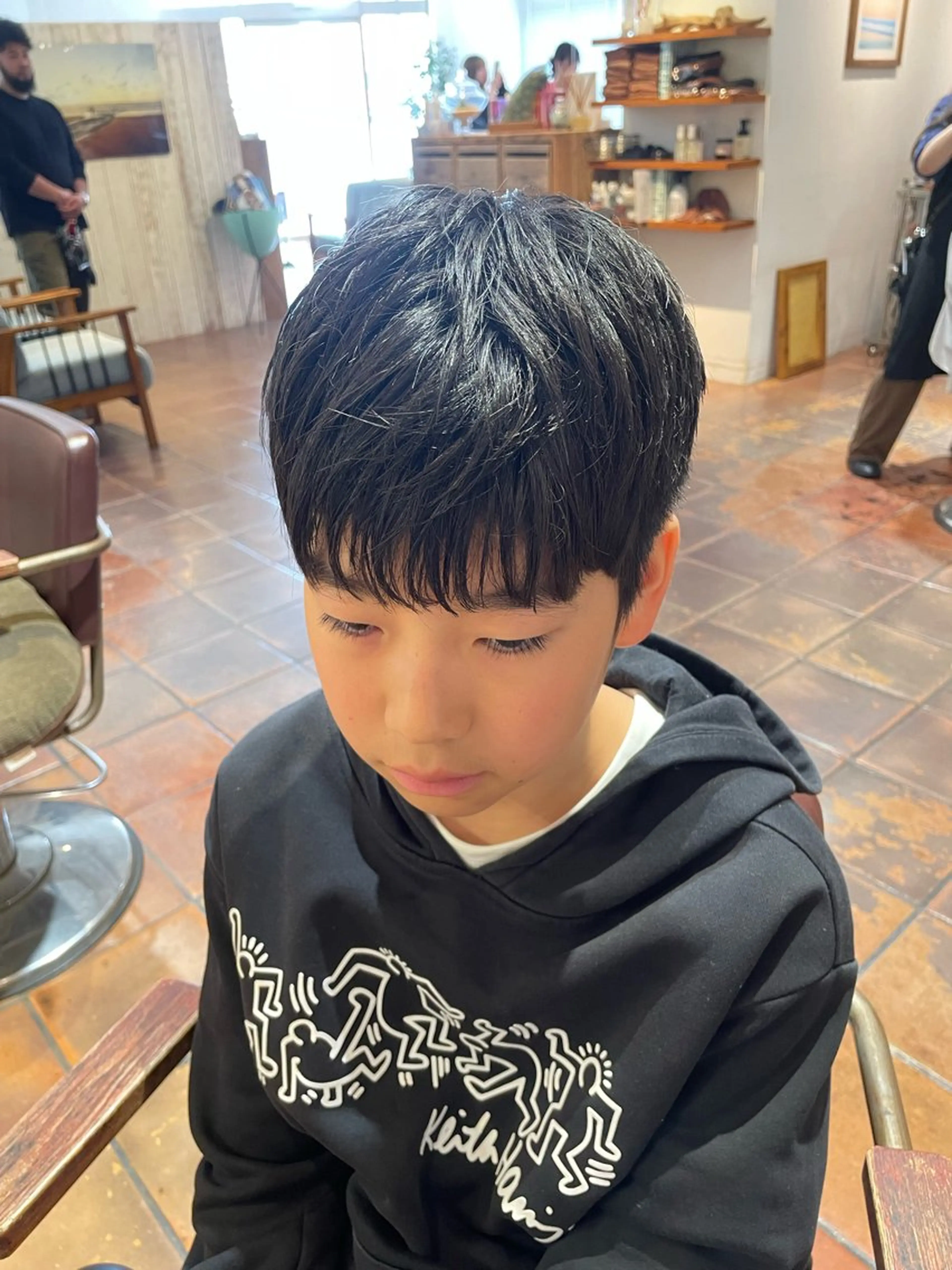 メンズ カット MOEKA🌺レディ ースカットモデルのヘアスタイル