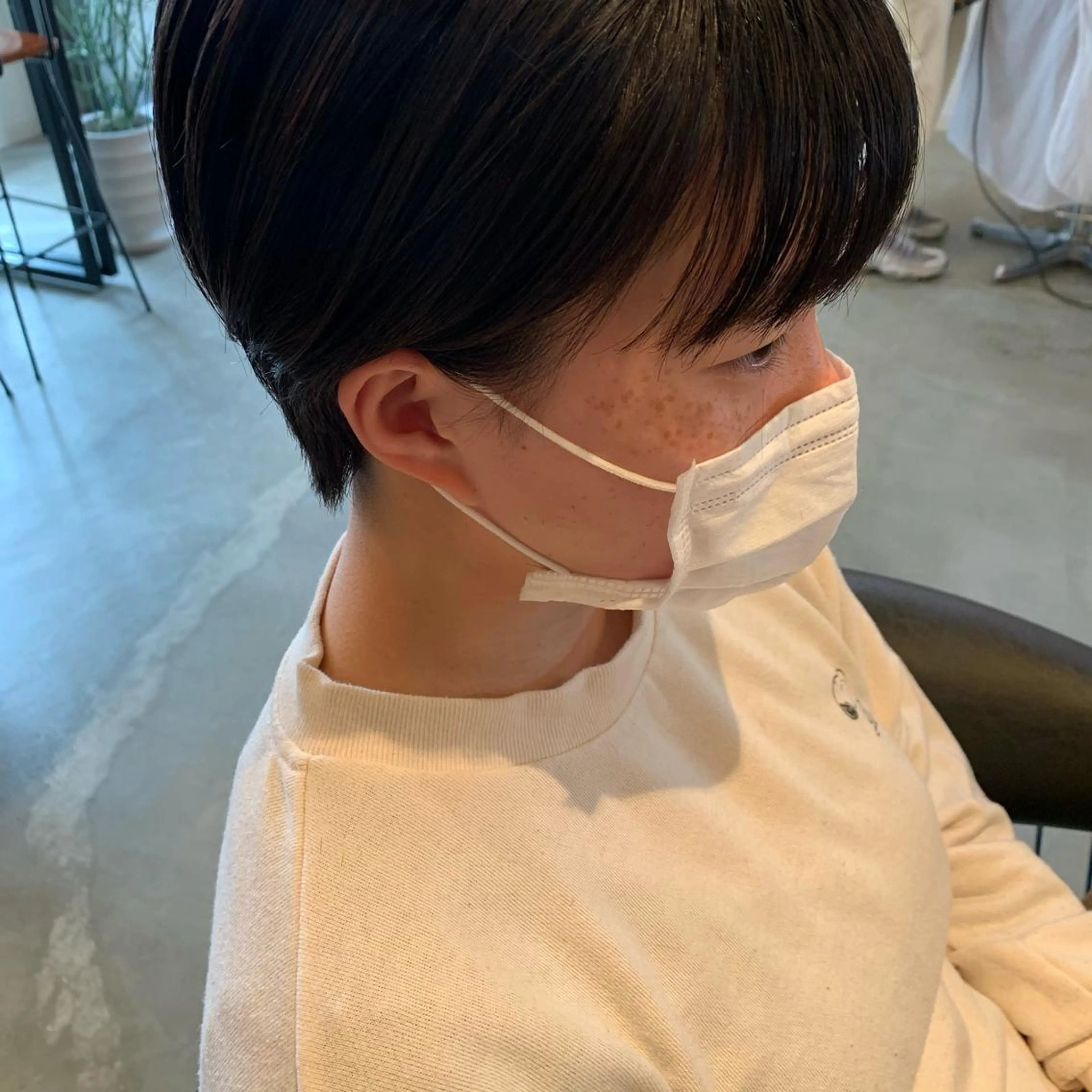 ショート jjeno所属・kaN./ボブ /髪質改善ストレートのヘアスタイル