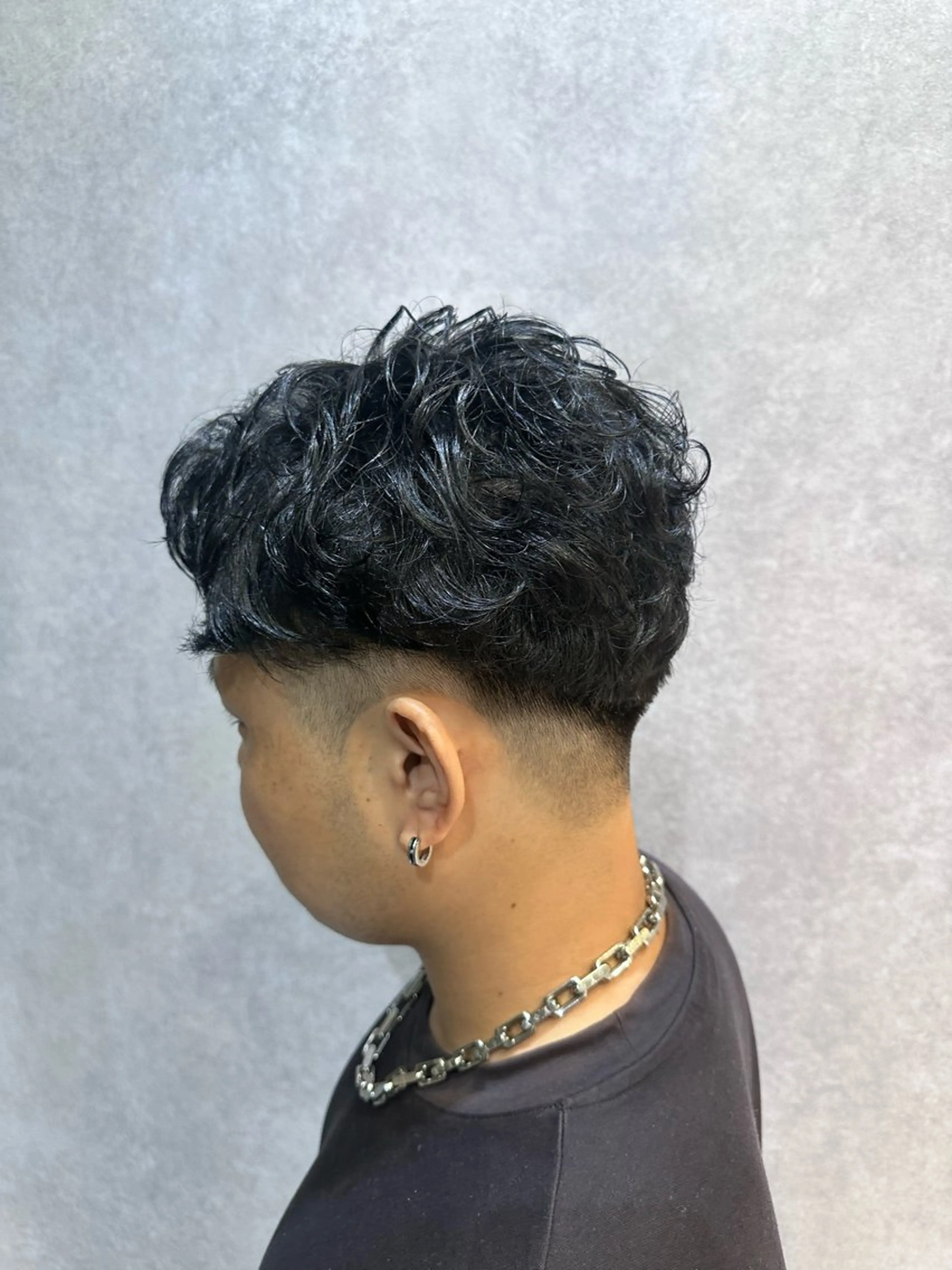 ショート パーマ メンズ 🔸縮毛矯正/髪質 改善カラー石崎🔸のヘアスタイル