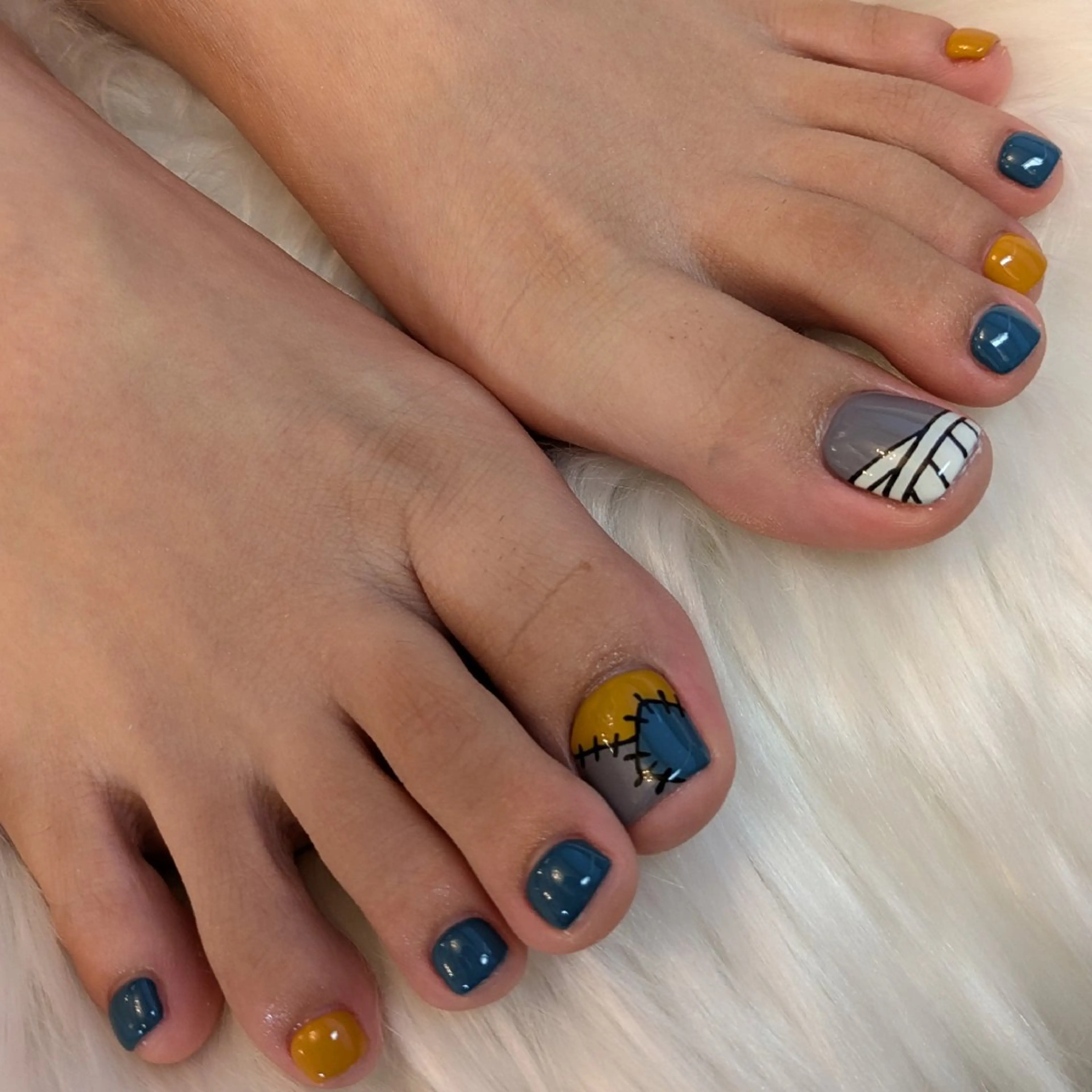 ネイル ハロウィン ジェヌインネイル 河内のネイルデザイン