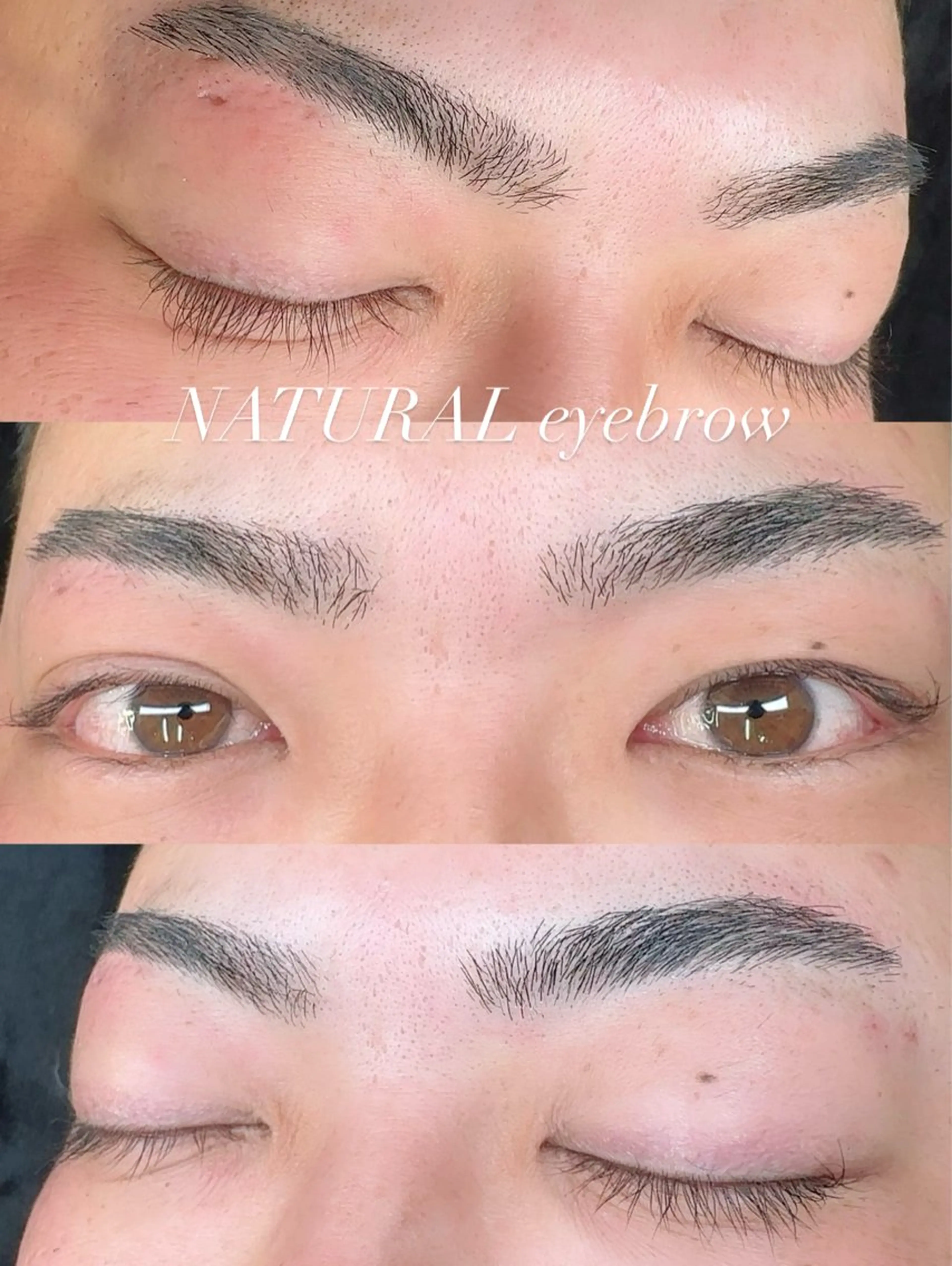 【メンズ限定】眉スタイリング WAX脱毛 ※眉毛のお写真を撮らせて頂ける方のみの施術。予約リクエストしてくださいの写真