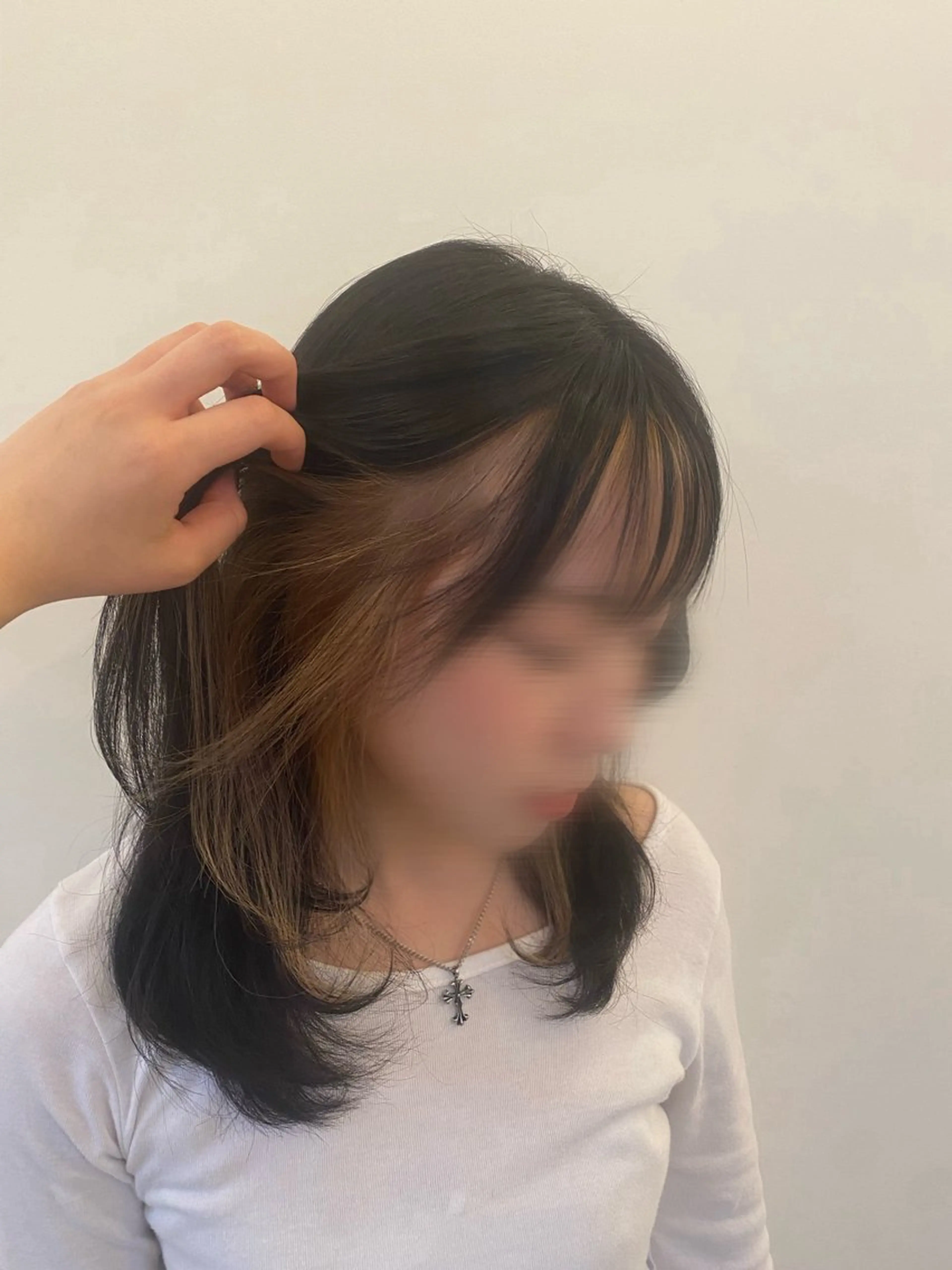 ミディアム カラー ヘアアレンジ 髪質改善＆トリートメント over hair所沢店所属・韓国風/レイヤー/ 𝑵𝒂𝒏𝒂🩶のヘアスタイル
