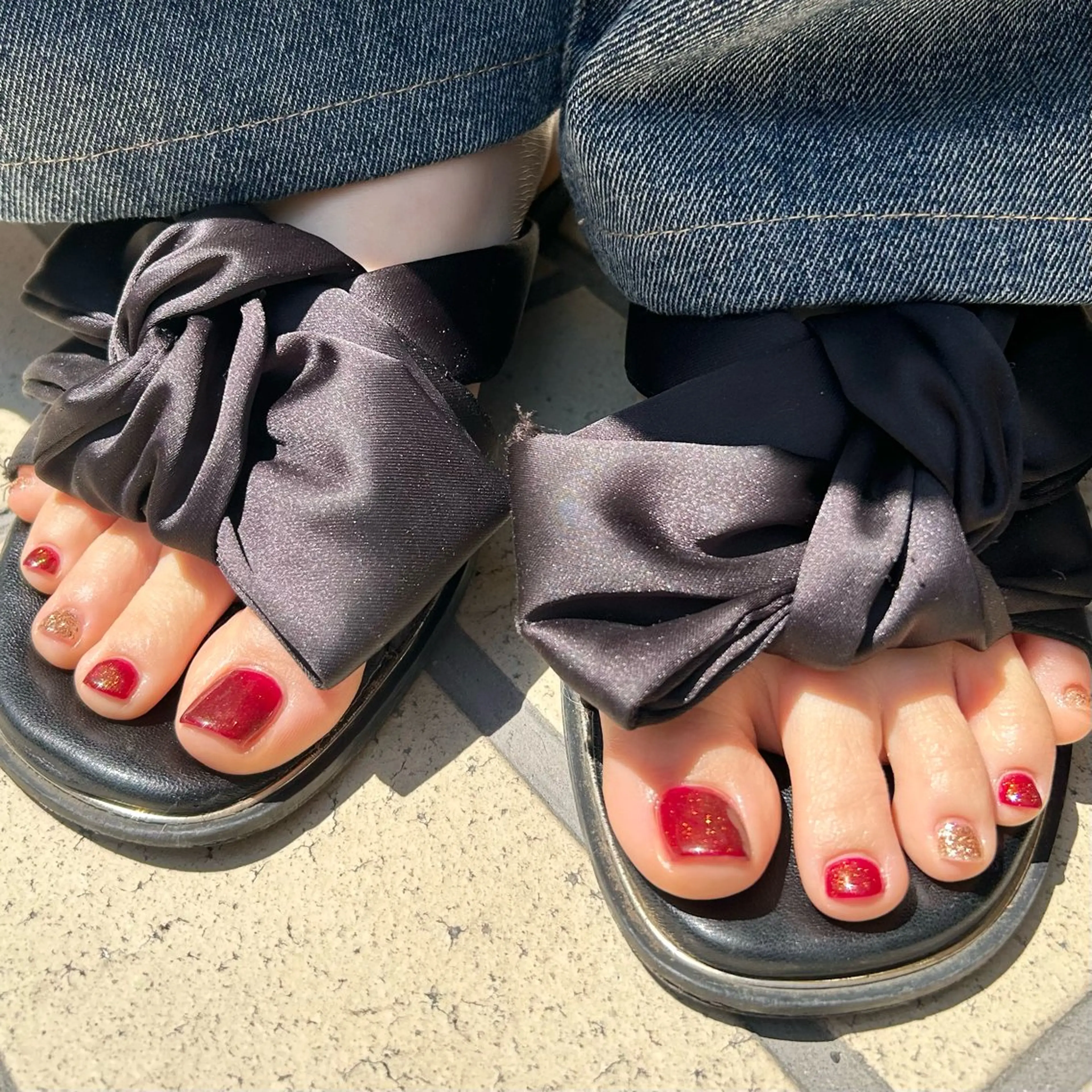 【minimo限定価格🐾】フットワンカラー〔オフなし〕パラジェル使用の写真