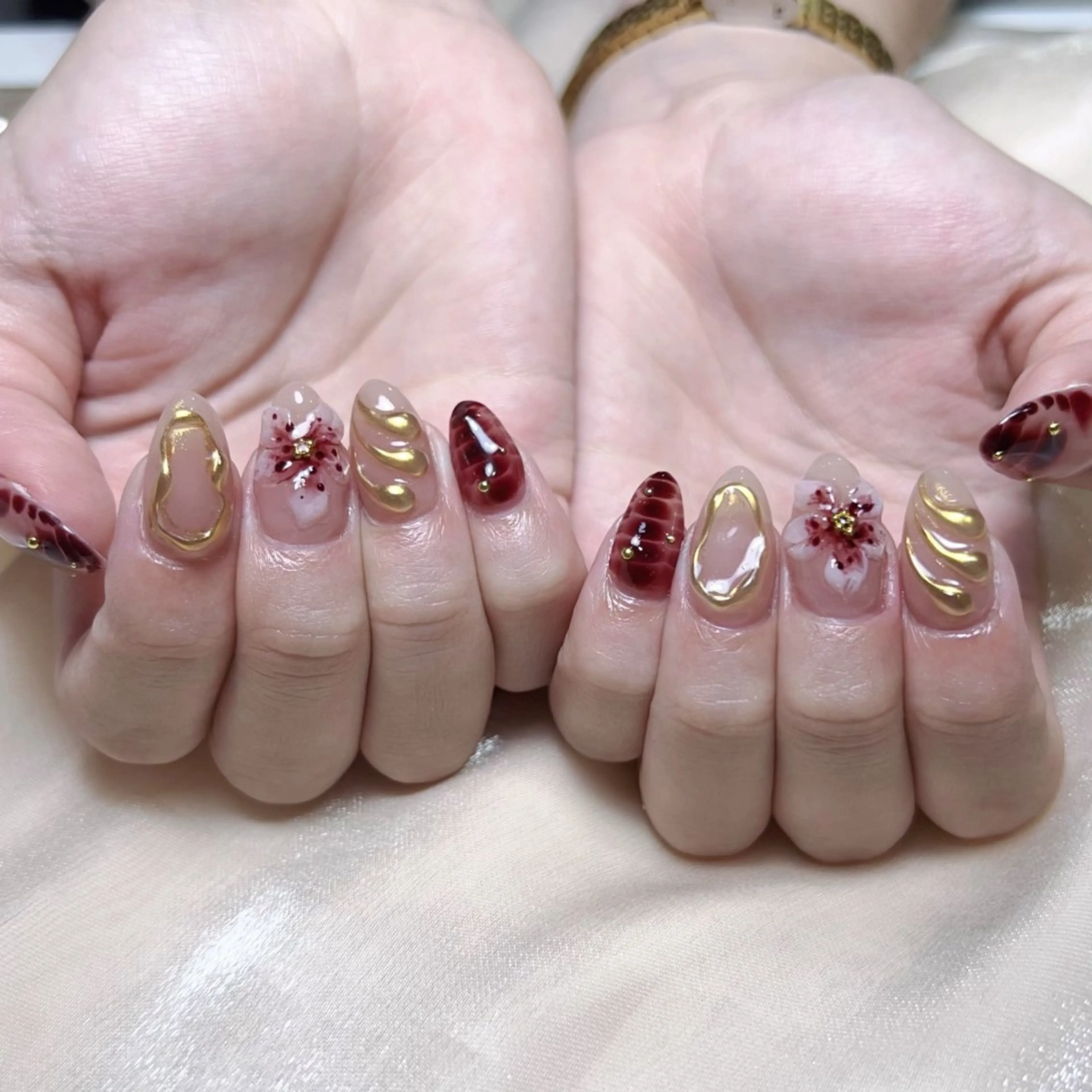 ネイル ハンドネイル NAILサロン 木にいるのネイルデザイン