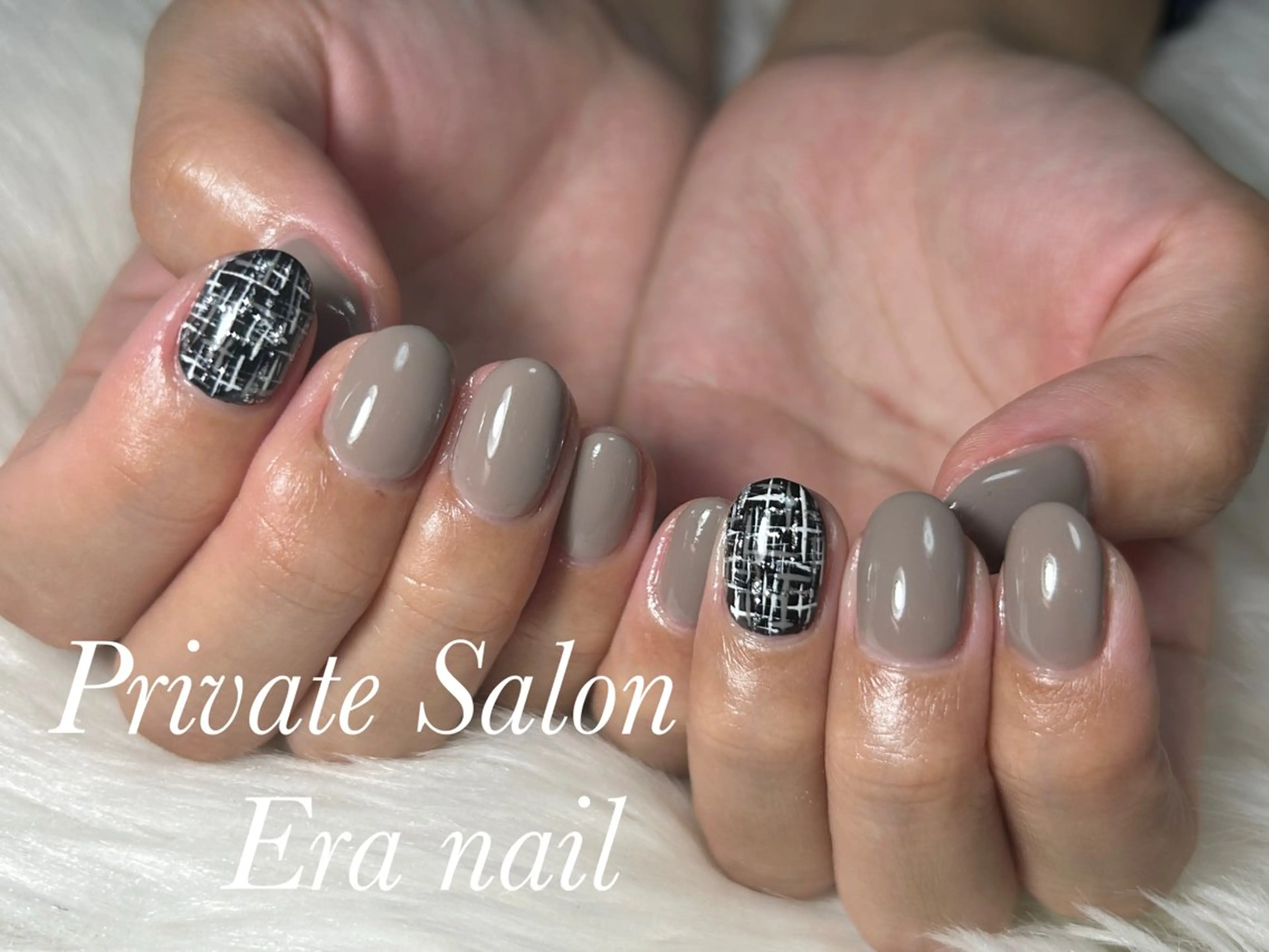 ネイル ツイードネイル ハンドネイル Era nailのネイルデザイン