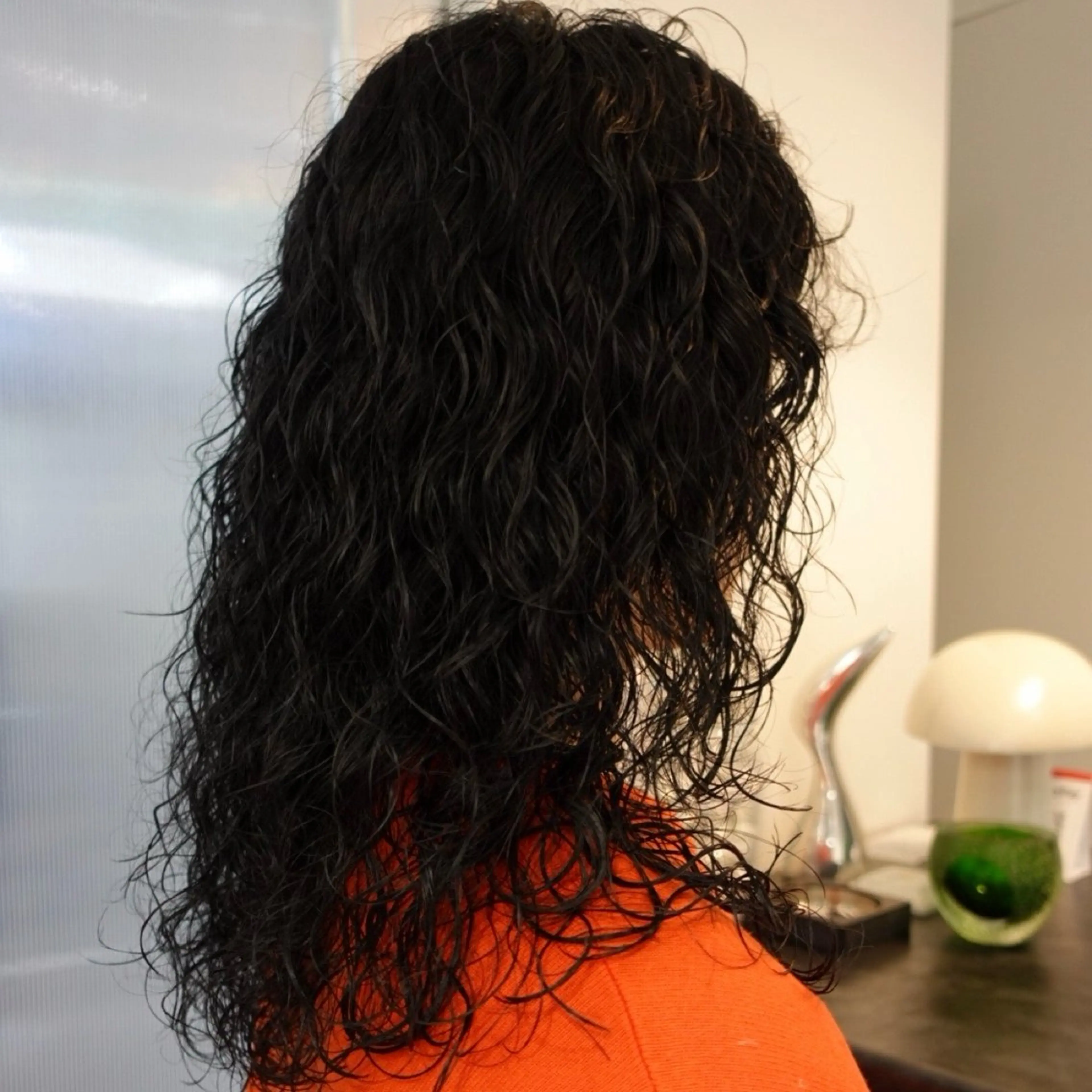 セミロング パーマ ヘアアレンジ セミロングパーマ レイヤーカット カット パーマ 🌐サトウ リョウ🌐のヘアスタイル