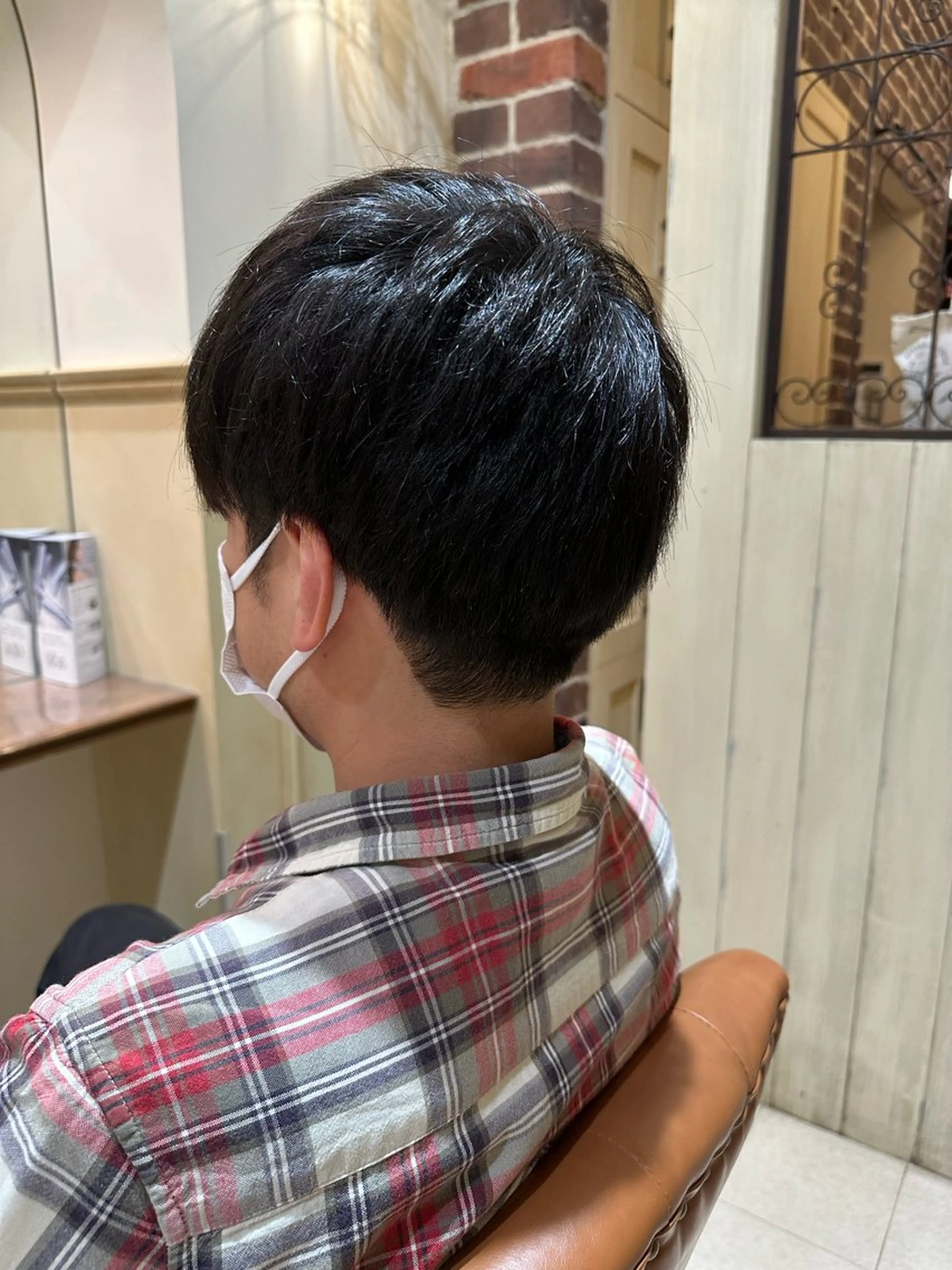 メンズカットの写真