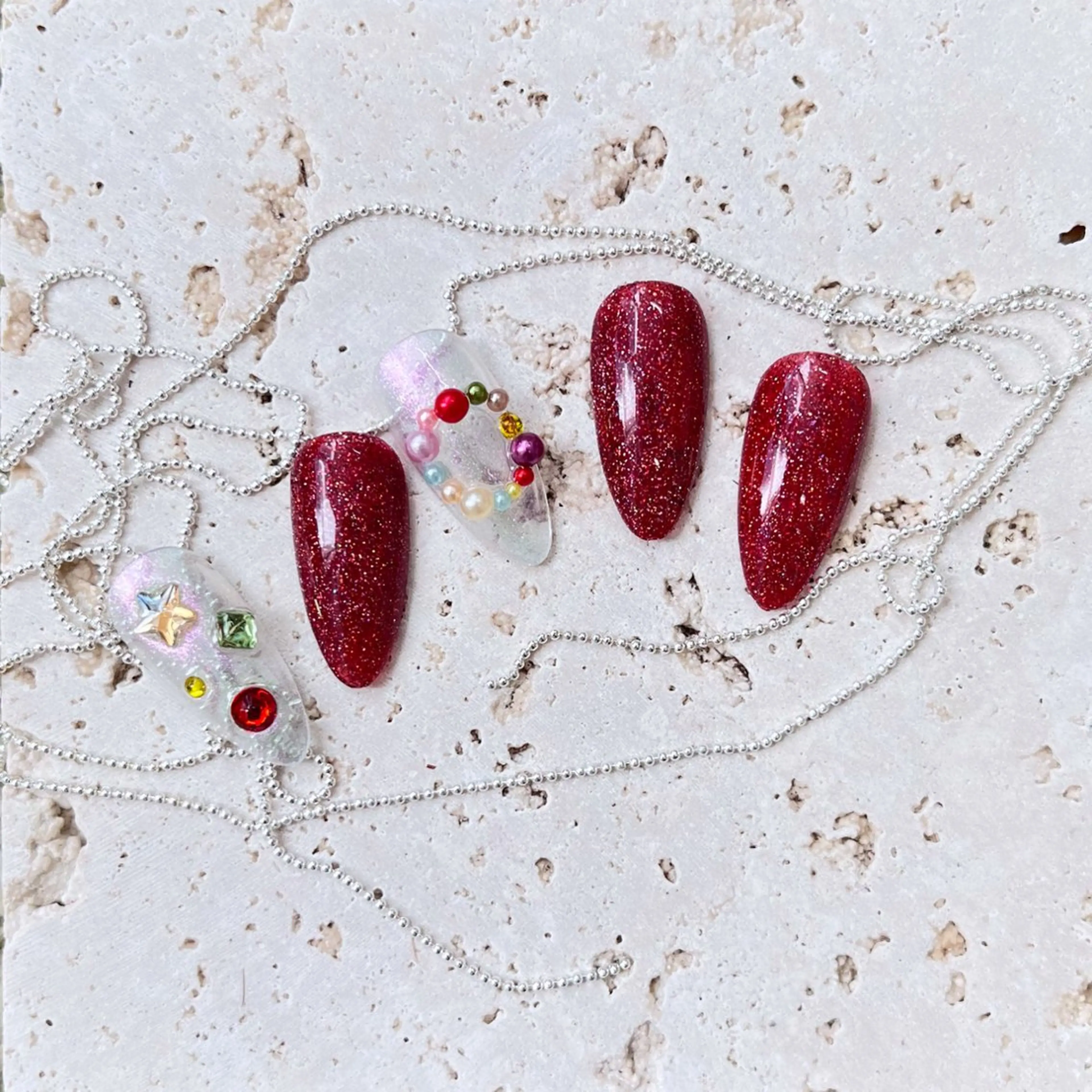 ネイル 冬ネイル クリスマス ToliyDeliy Nail Salonのネイルデザイン