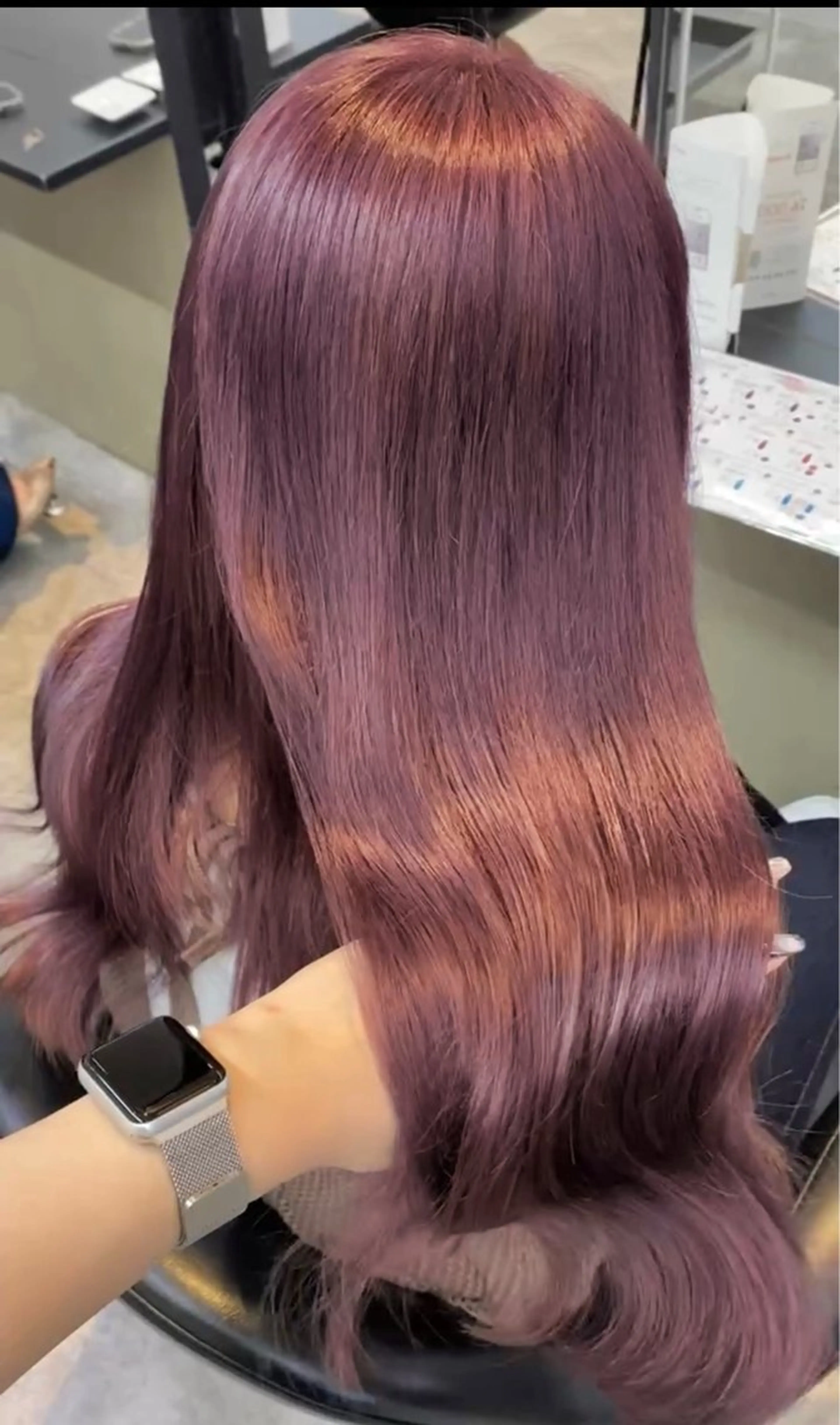 ロング カラー ヘアカラー トリートメント 🪐レイヤー/美髪 カラー/加野彩果🪐のヘアスタイル